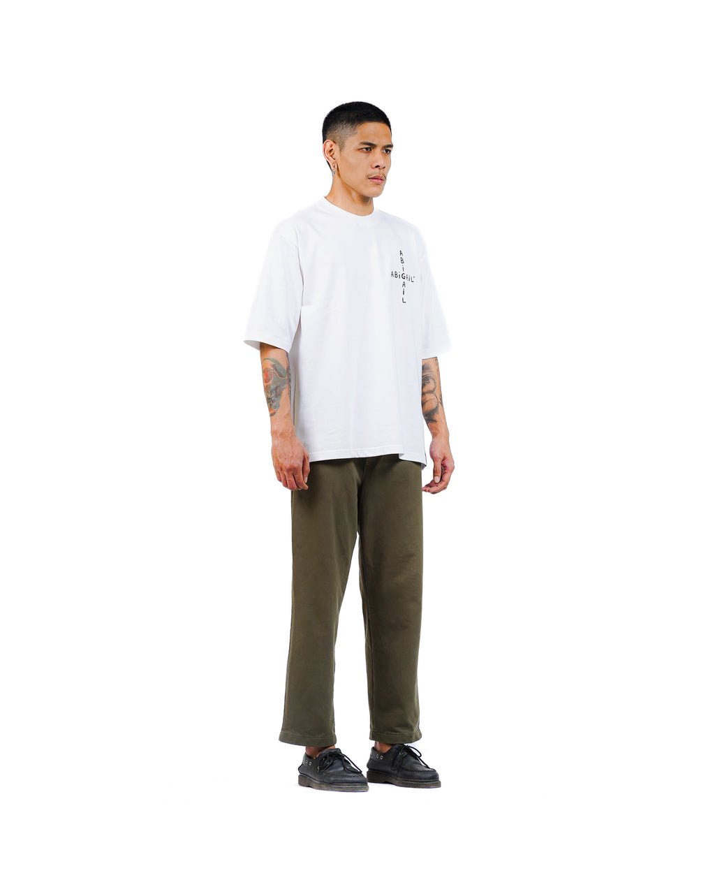 LEIGH WHITE - Oversized Shortsleeve T-Shirt