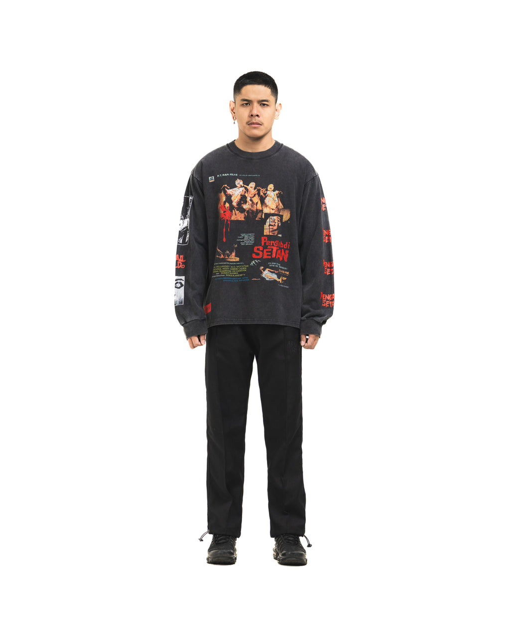 AXPS COV LS - Oversized Longsleeve T-Shirt