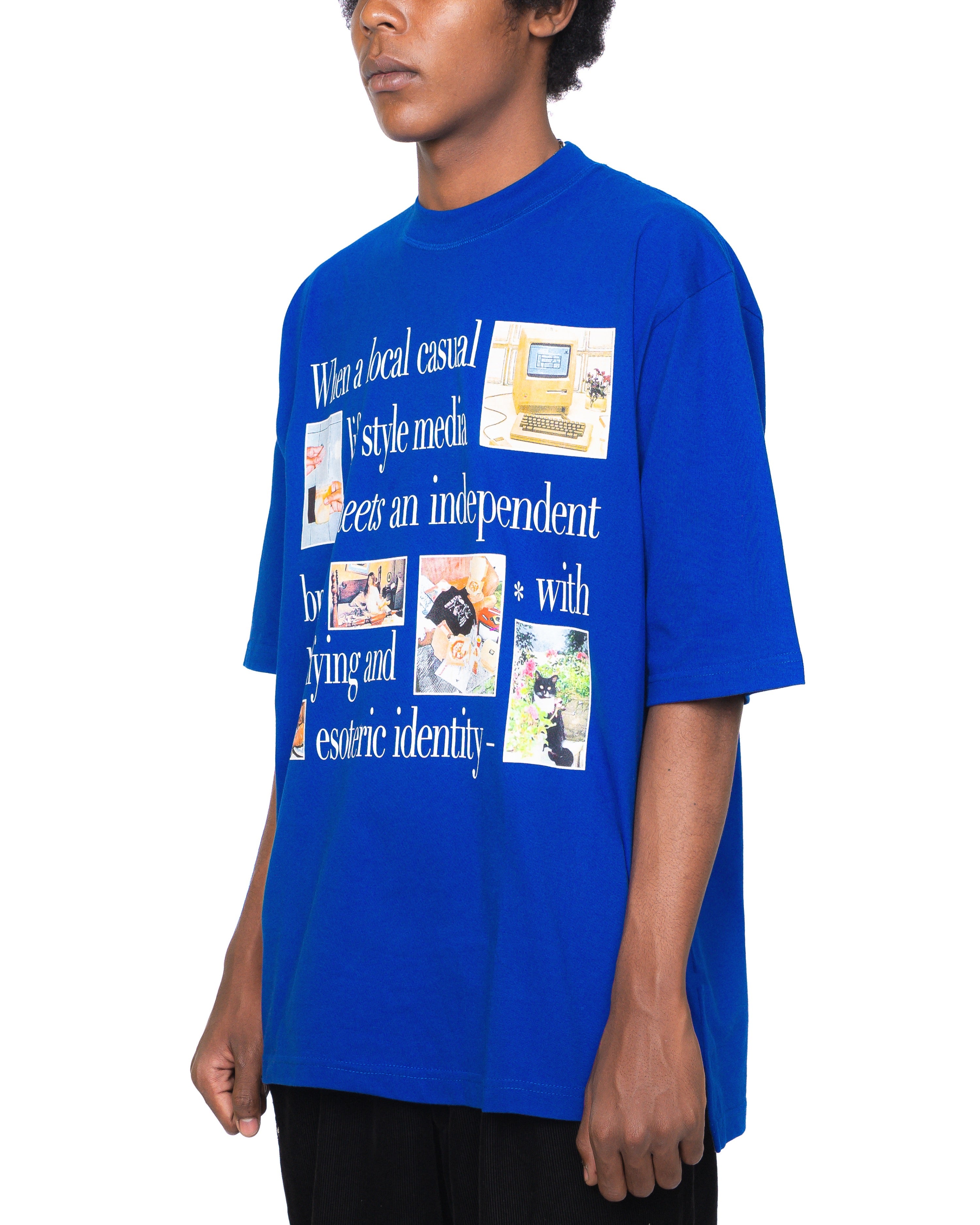 AXK BLUE - Oversized Shortsleeve T-Shirt