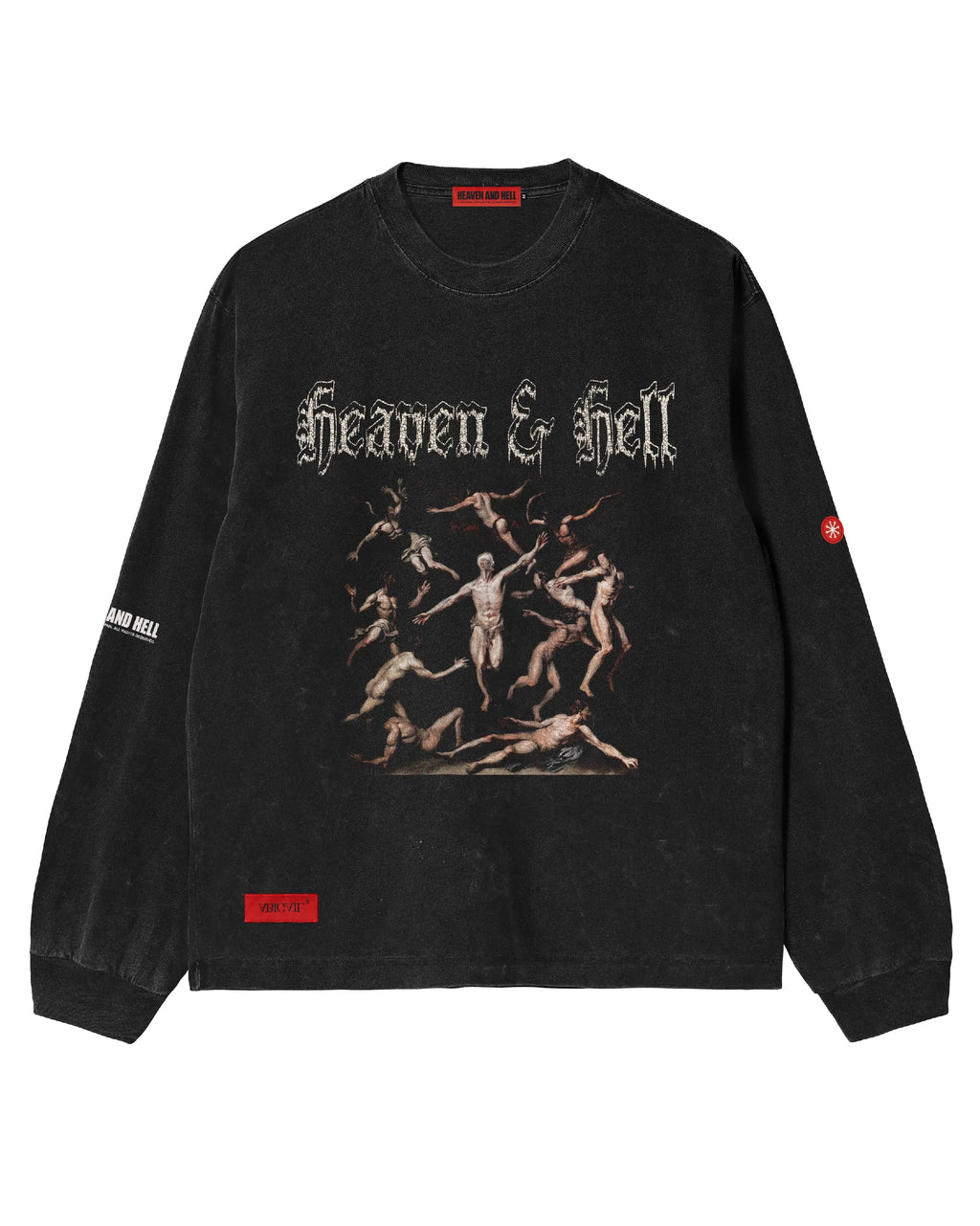 ABIGAIL X VICIOUS PAIN - ASCENSION Oversized Longsleeve T-Shirt