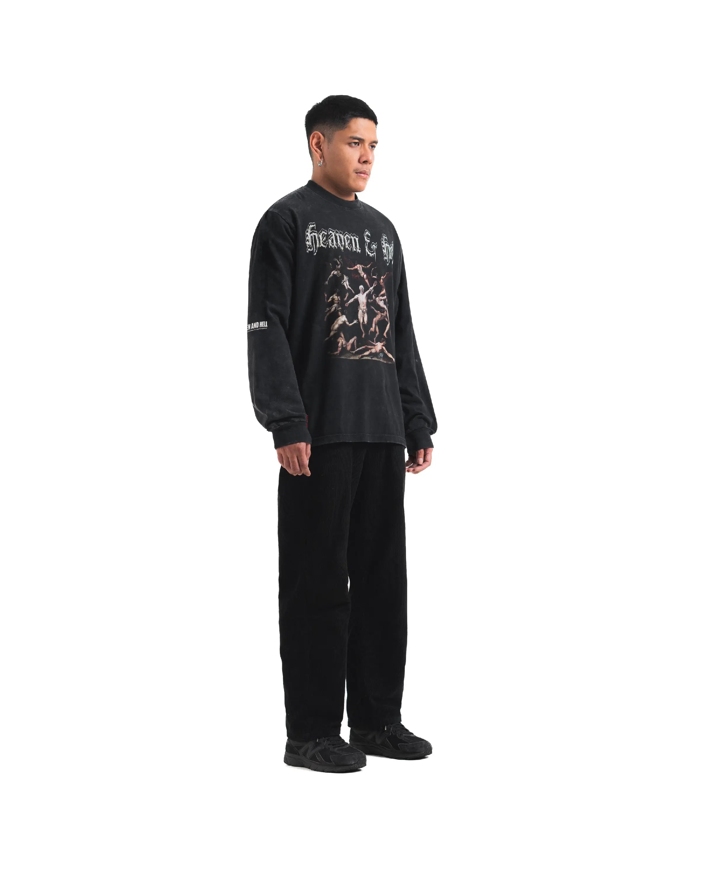 ABIGAIL X VICIOUS PAIN - ASCENSION Oversized Longsleeve T-Shirt