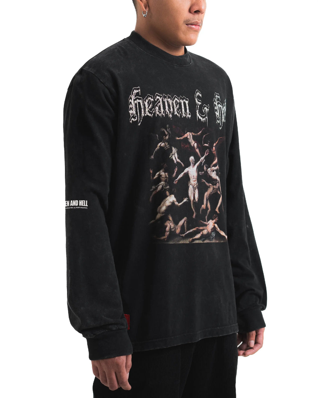ABIGAIL X VICIOUS PAIN - ASCENSION Oversized Longsleeve T-Shirt