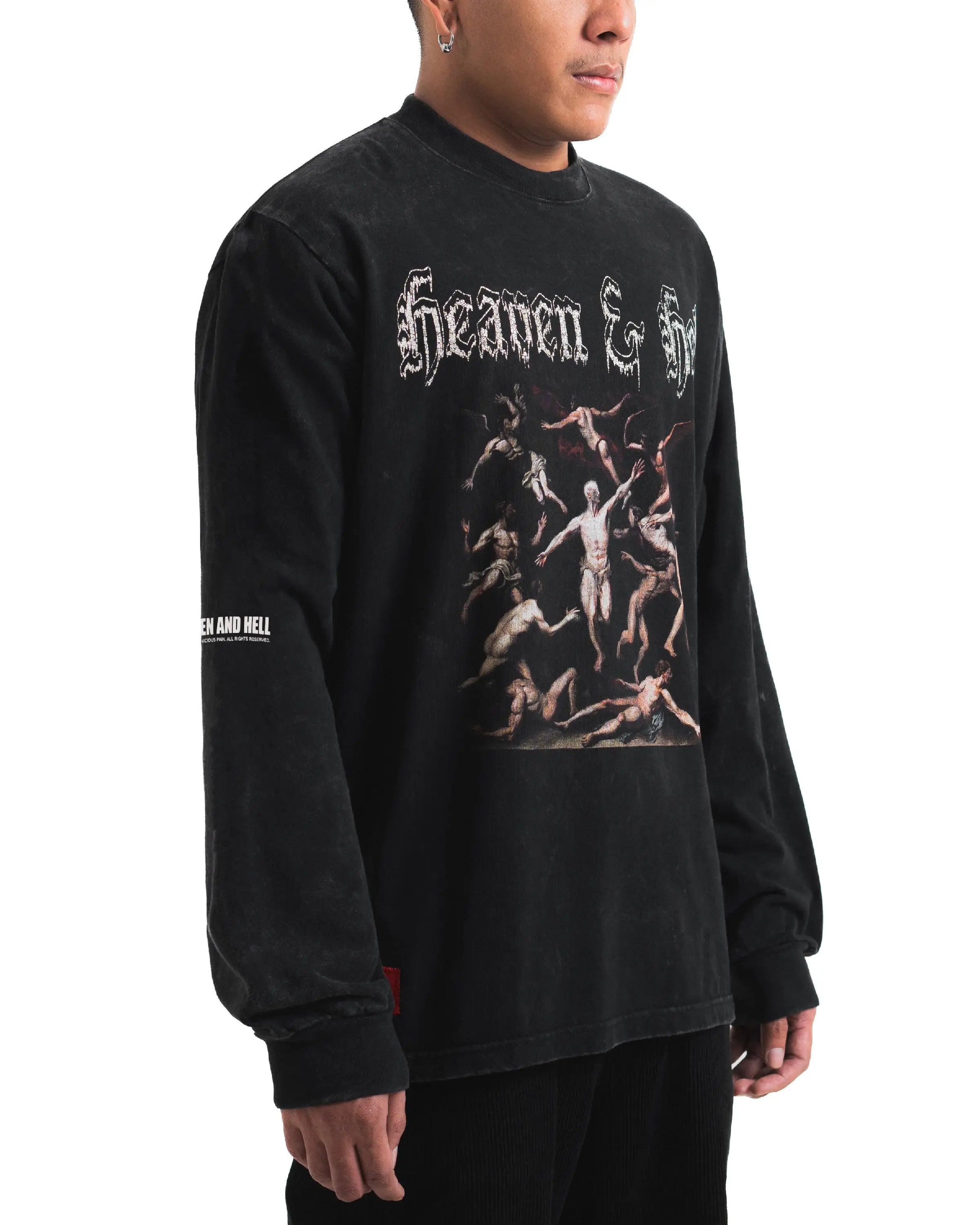 ABIGAIL X VICIOUS PAIN - ASCENSION Oversized Longsleeve T-Shirt