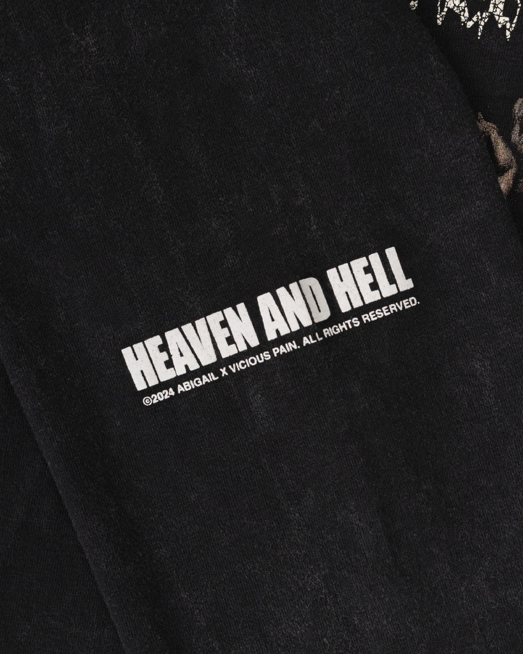 ABIGAIL X VICIOUS PAIN - ASCENSION Oversized Longsleeve T-Shirt