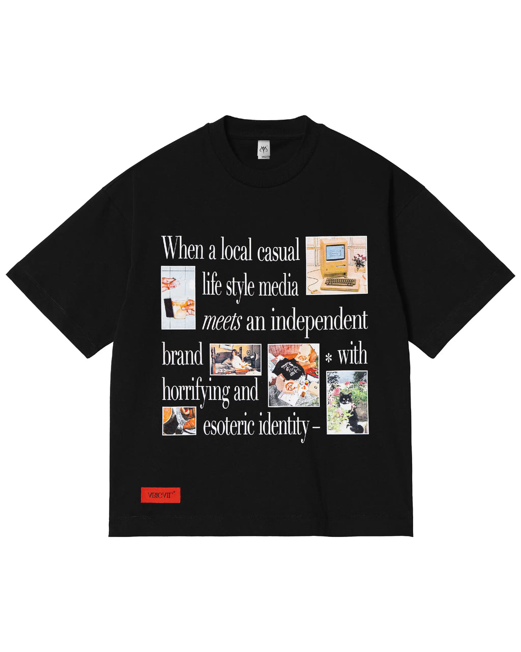 AXK BLACK - Oversized Shortsleeve T-Shirt