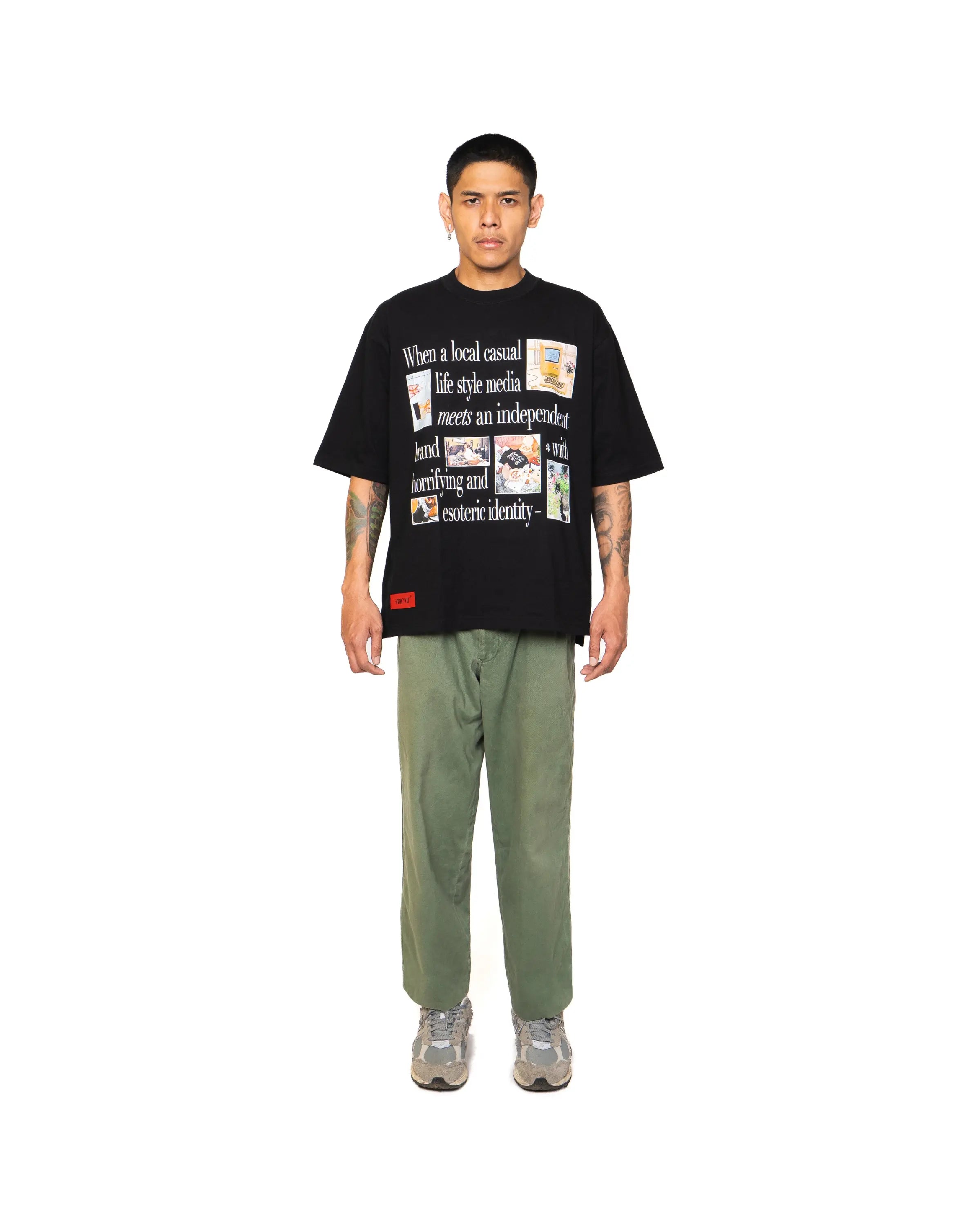 AXK BLACK - Oversized Shortsleeve T-Shirt