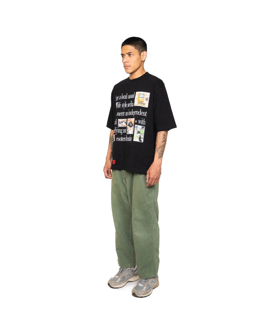 AXK BLACK - Oversized Shortsleeve T-Shirt
