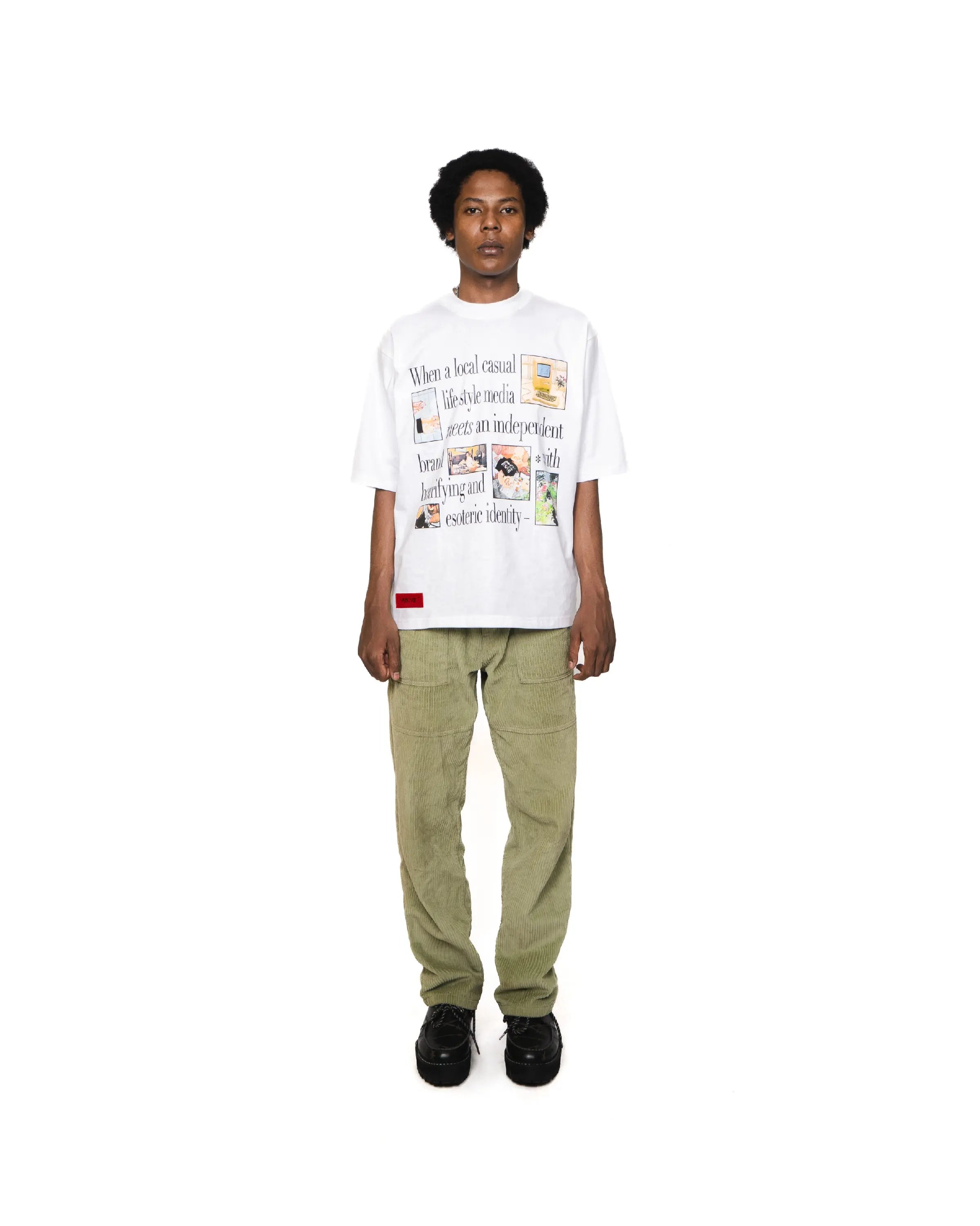 AXK WHITE - Oversized Shortsleeve T-Shirt