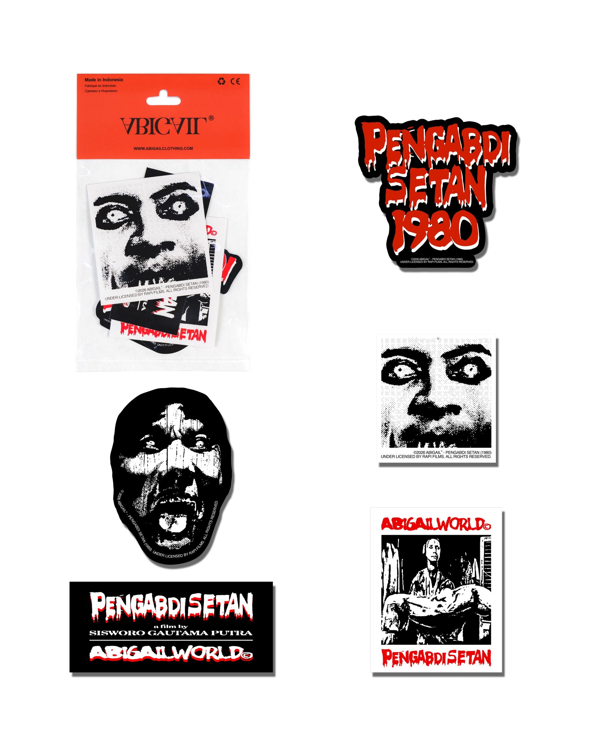 Abigail Clothing - ''AXPS 1980'' - Sticker Pack