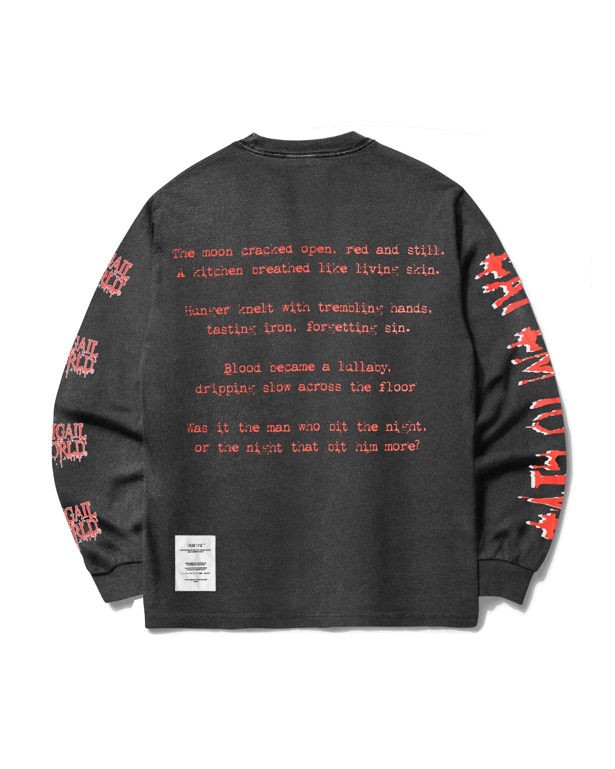 DINE LS - Oversized Longsleeve T-Shirt