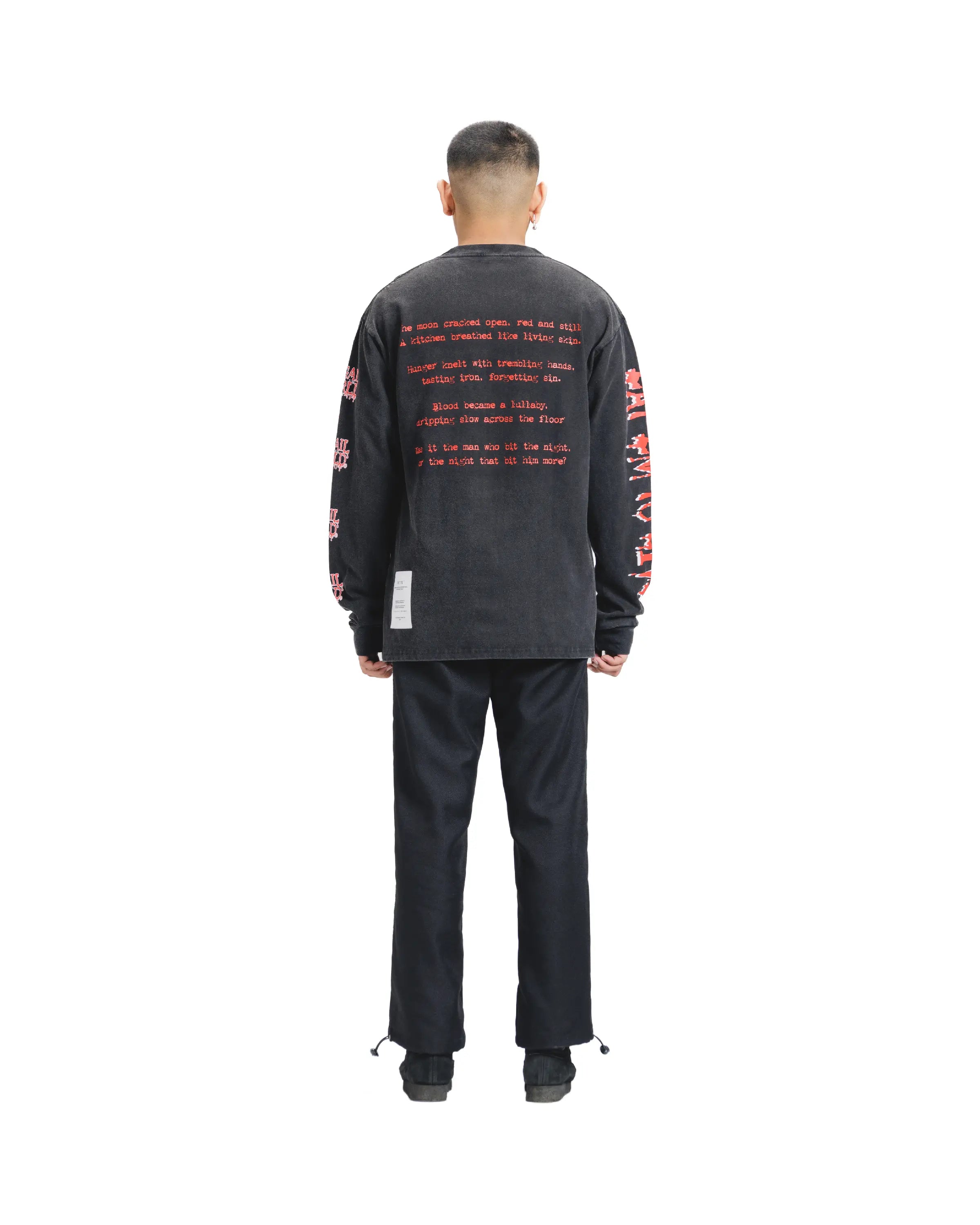 DINE LS - Oversized Longsleeve T-Shirt