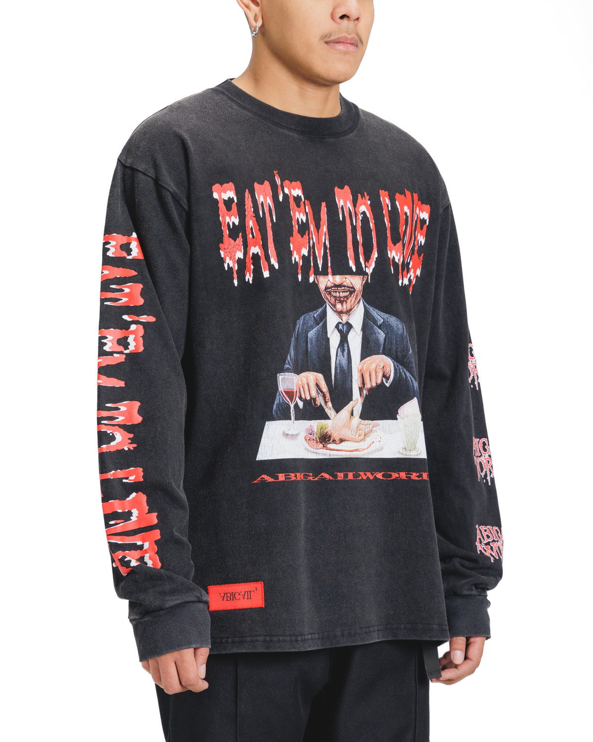 DINE LS - Oversized Longsleeve T-Shirt