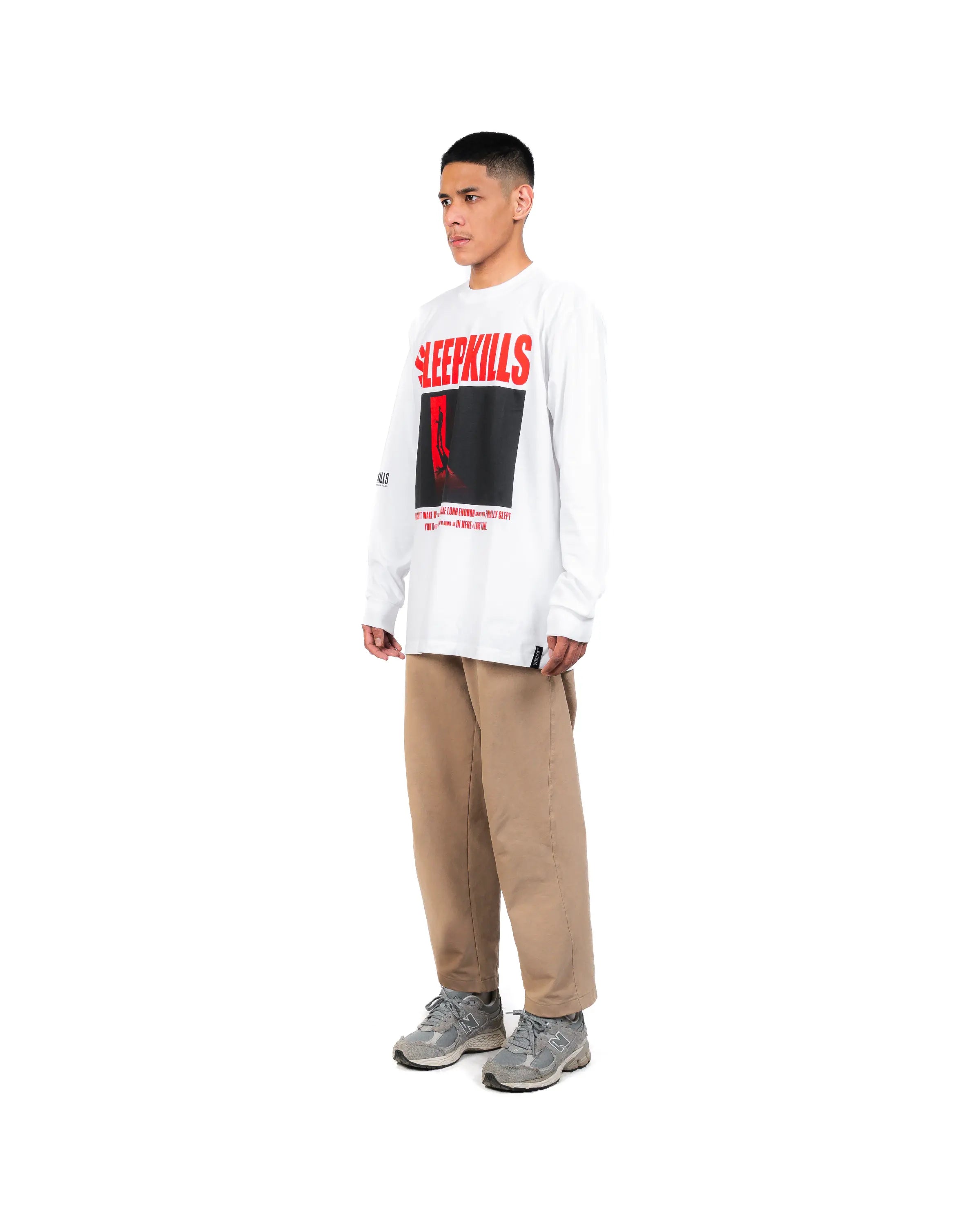 FREDDY WHITE - Longsleeve T-Shirt