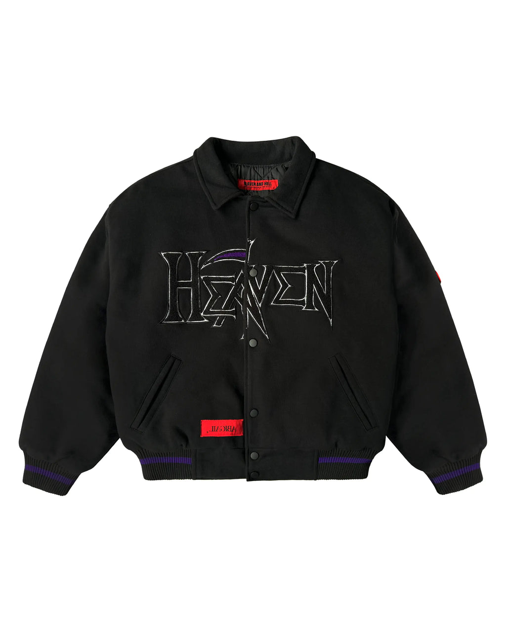ABIGAIL X VICIOUS PAIN - HEAVEN HELL Varsity Jacket