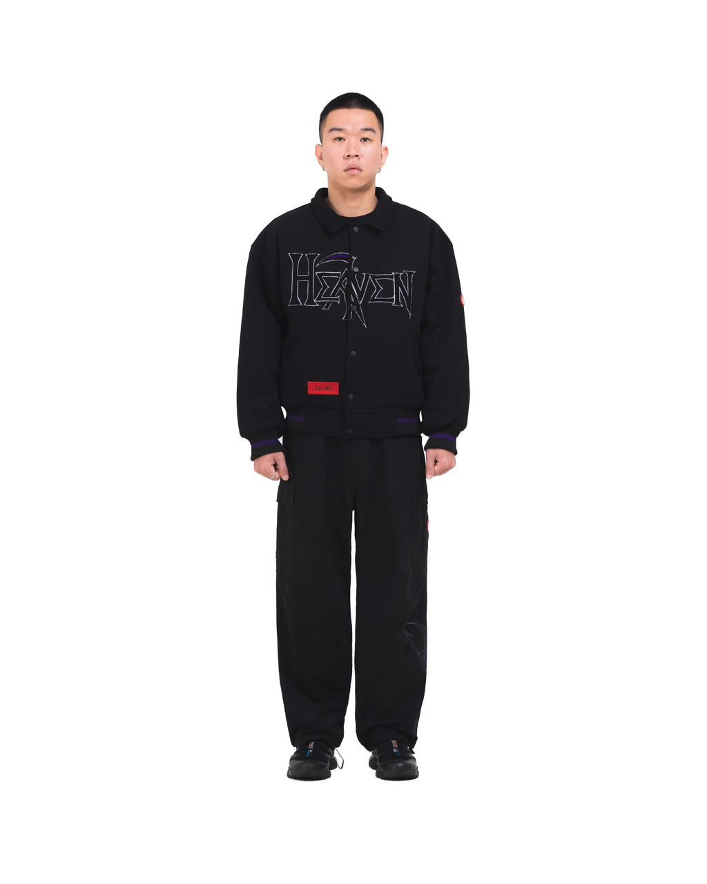 ABIGAIL X VICIOUS PAIN - HEAVEN HELL Varsity Jacket
