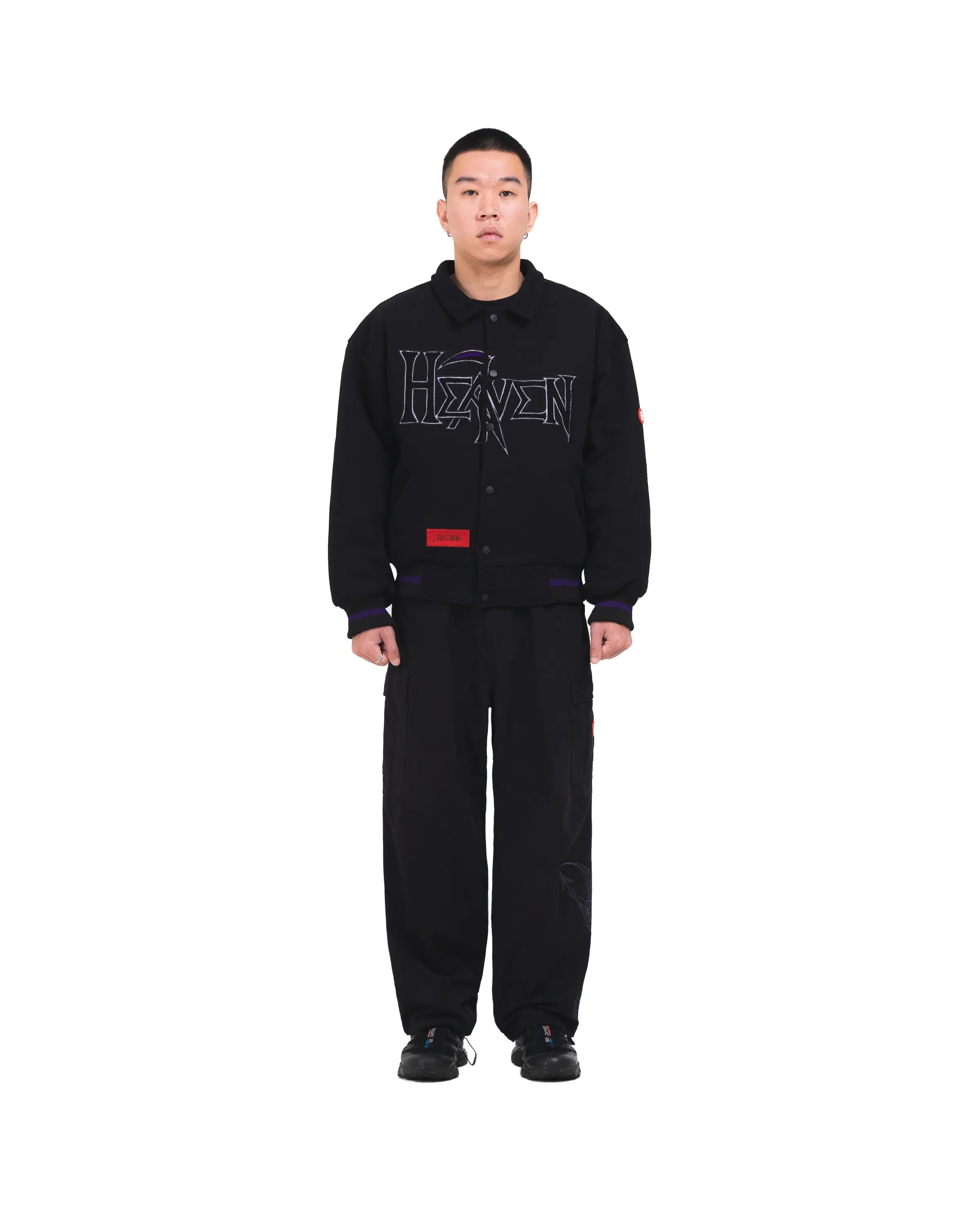 ABIGAIL X VICIOUS PAIN - HEAVEN HELL Varsity Jacket