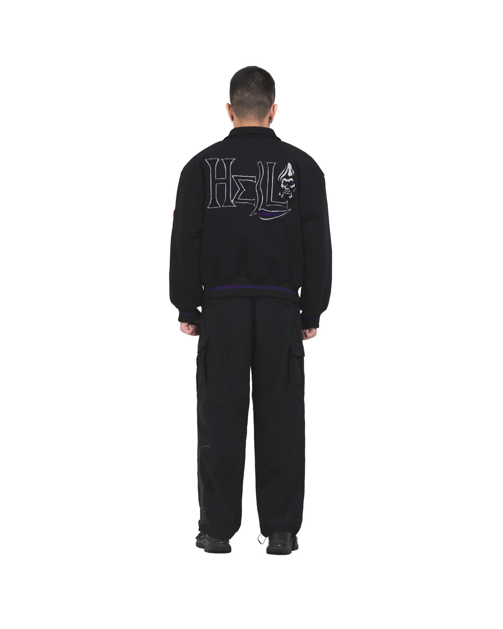 ABIGAIL X VICIOUS PAIN - HEAVEN HELL Varsity Jacket