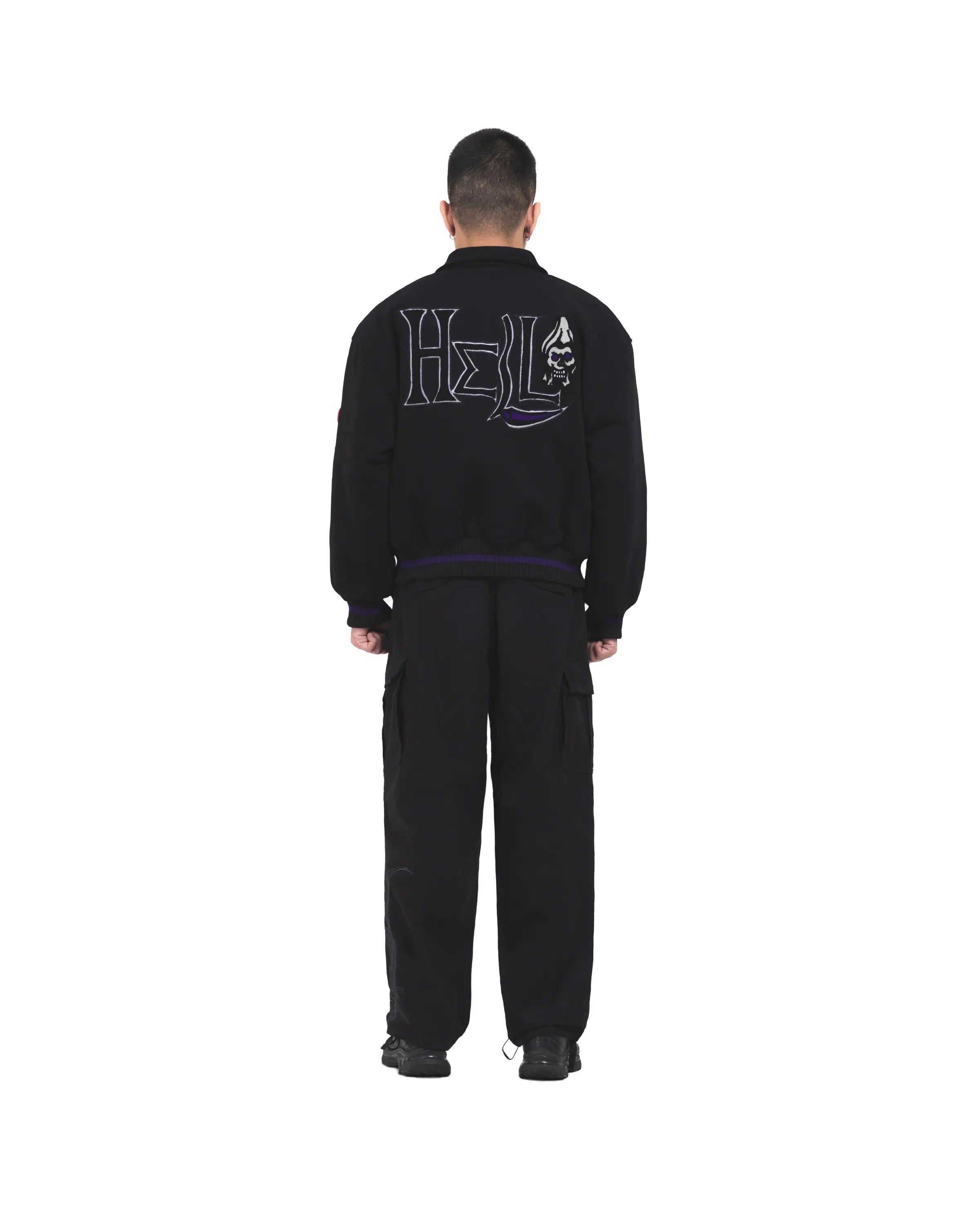 ABIGAIL X VICIOUS PAIN - HEAVEN HELL Varsity Jacket