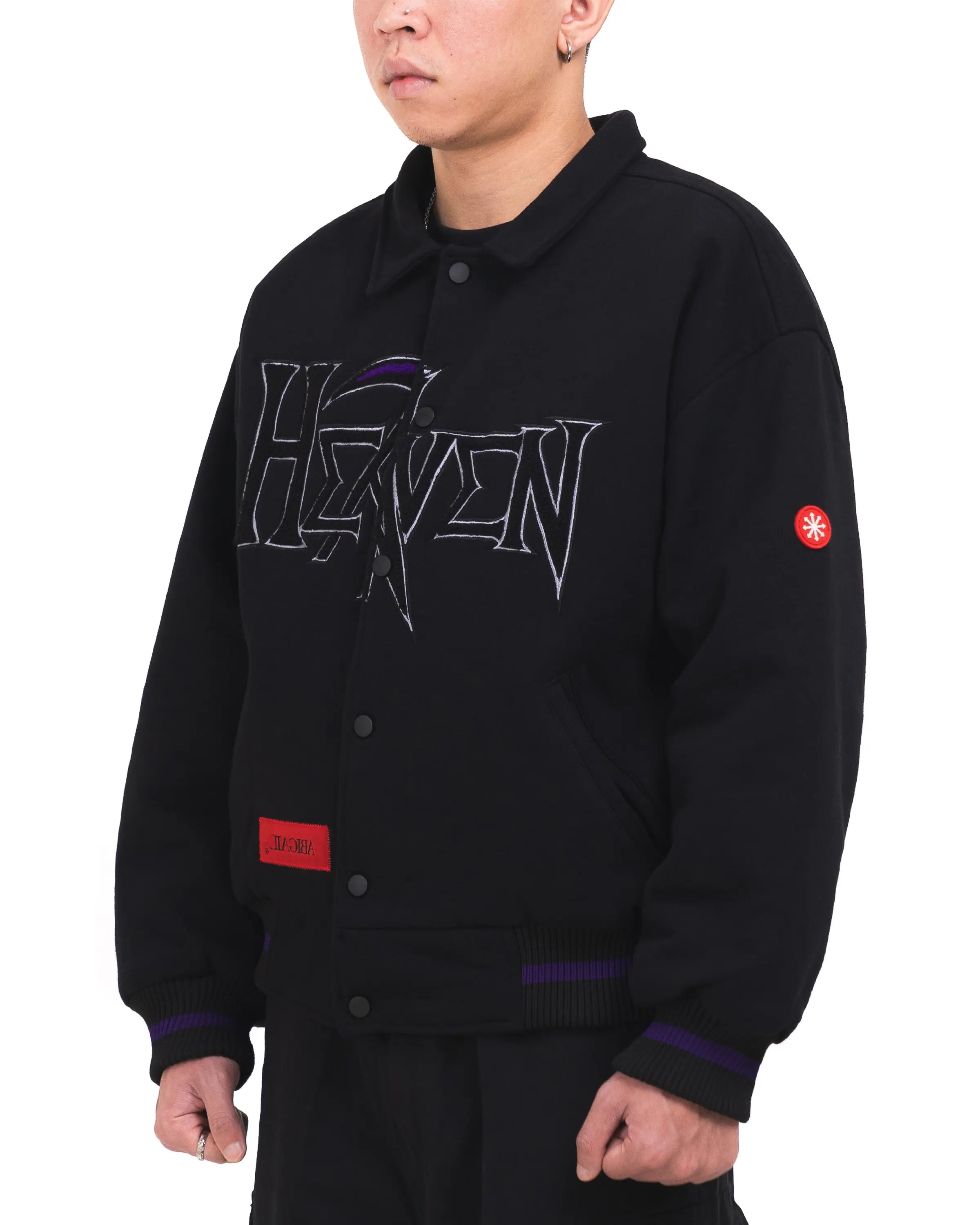 ABIGAIL X VICIOUS PAIN - HEAVEN HELL Varsity Jacket