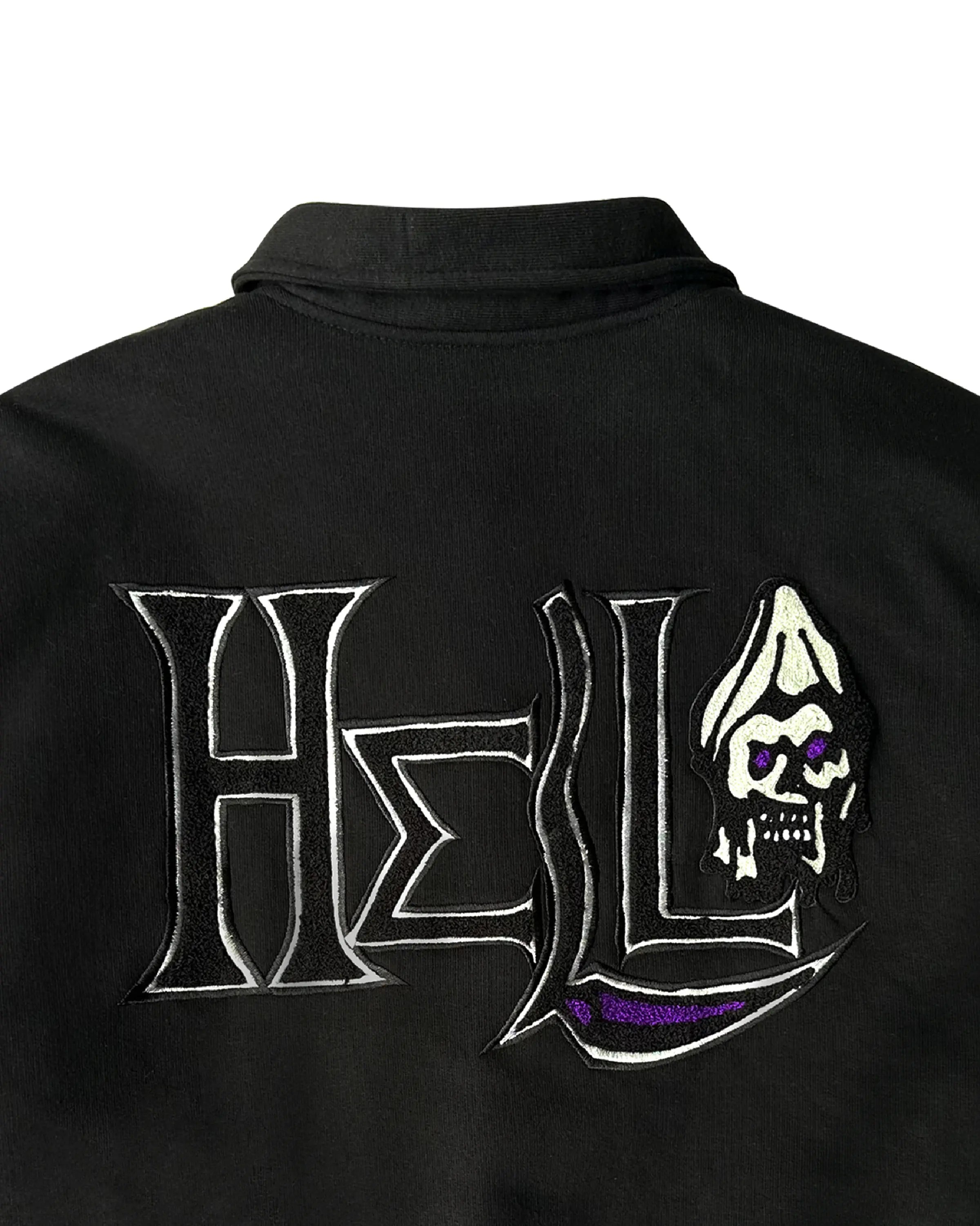 ABIGAIL X VICIOUS PAIN - HEAVEN HELL Varsity Jacket