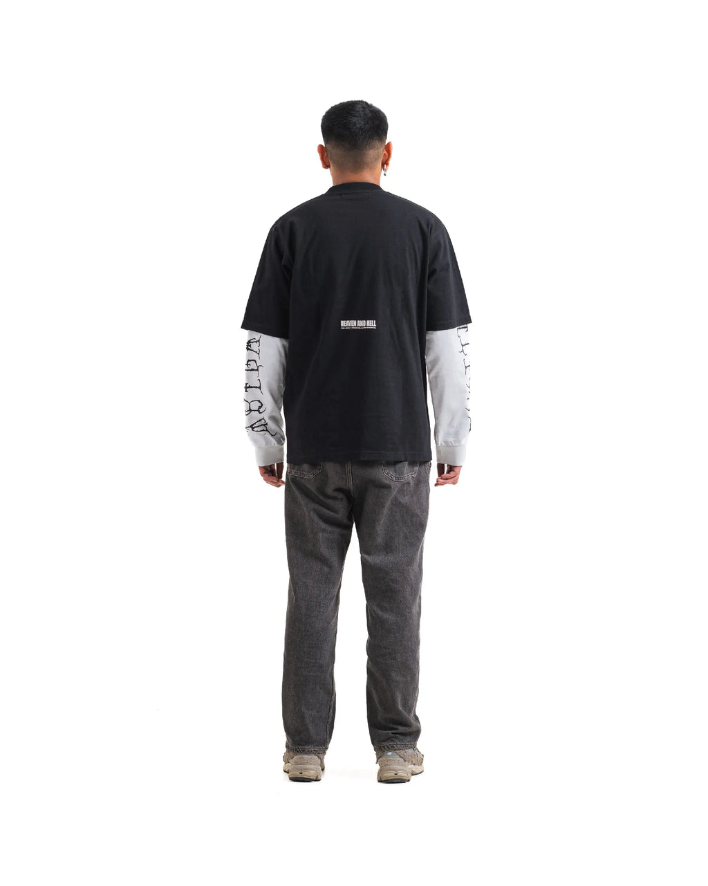 ABIGAIL X VICIOUS PAIN - JUDGEMENT Double Layered Longsleeve T-Shirt