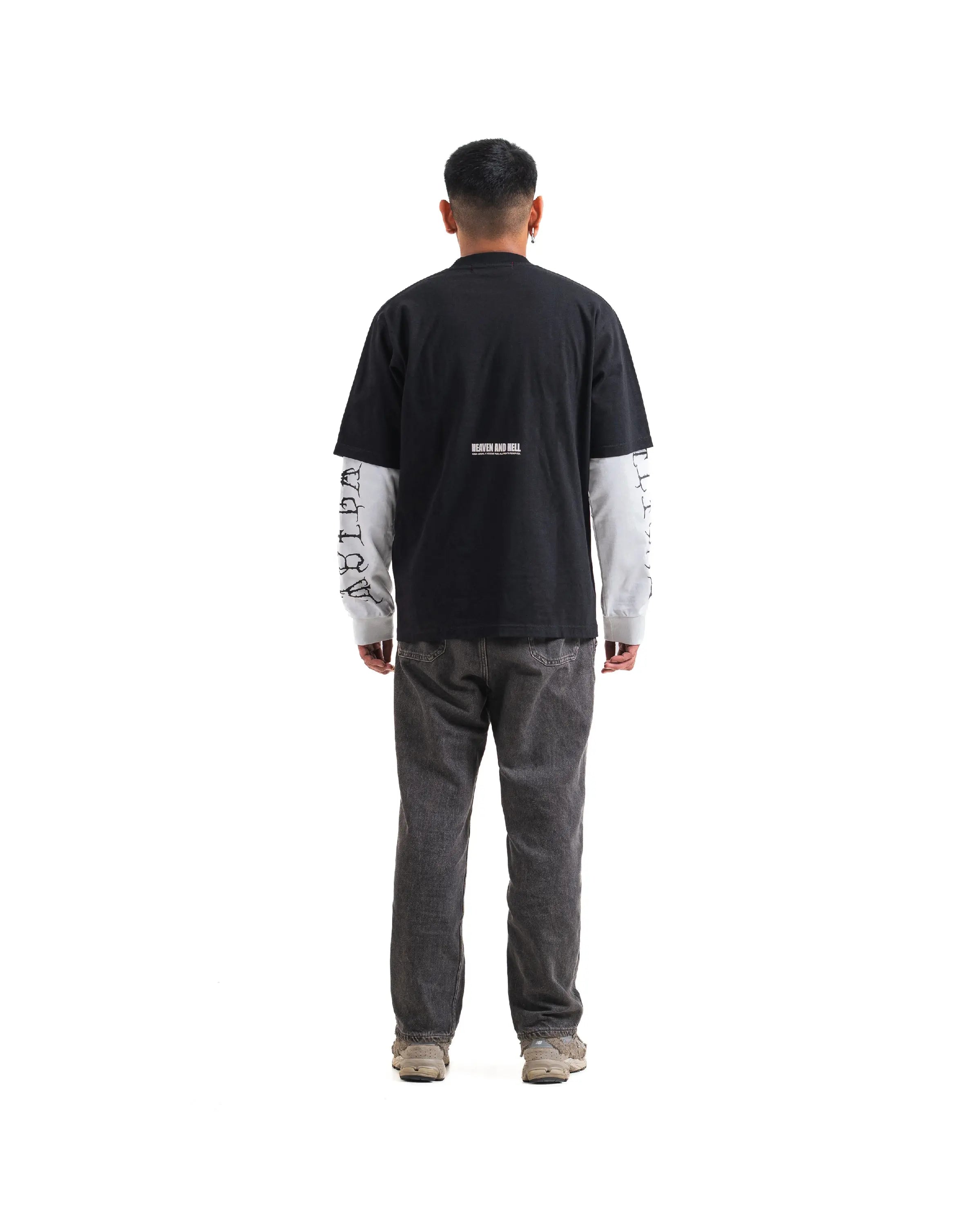 ABIGAIL X VICIOUS PAIN - JUDGEMENT Double Layered Longsleeve T-Shirt