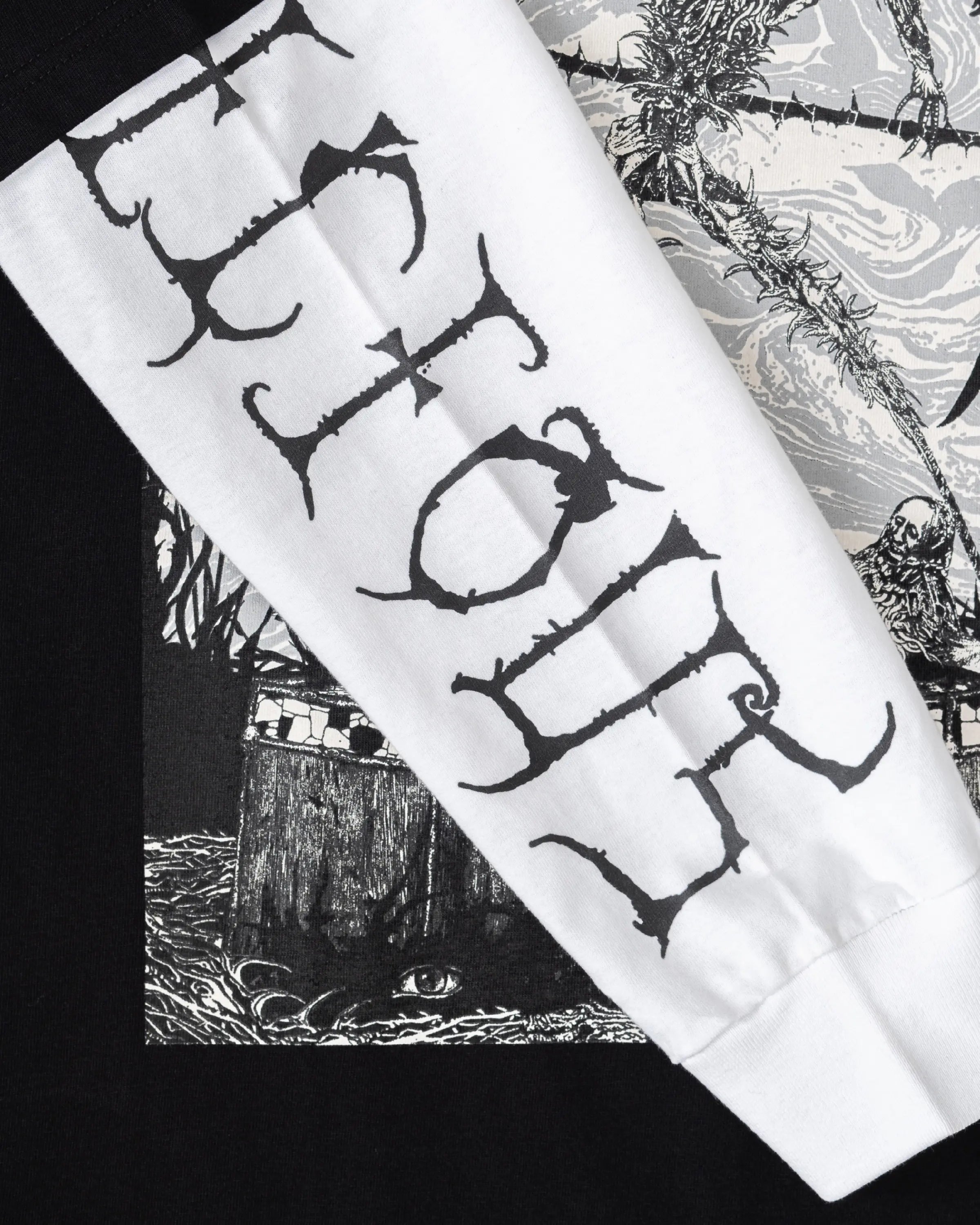 ABIGAIL X VICIOUS PAIN - JUDGEMENT Double Layered Longsleeve T-Shirt