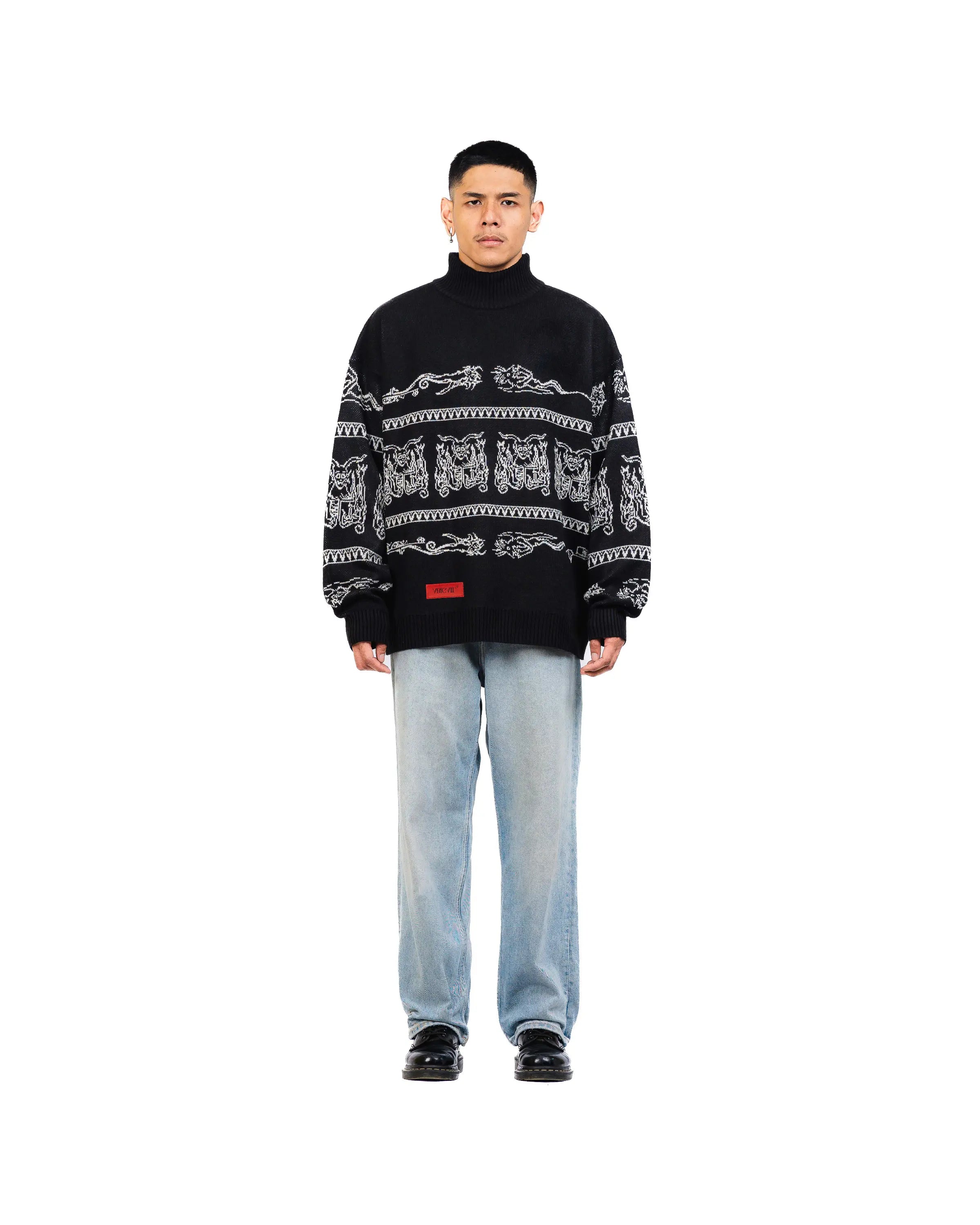 MORVAS - Knit Turtleneck Sweater