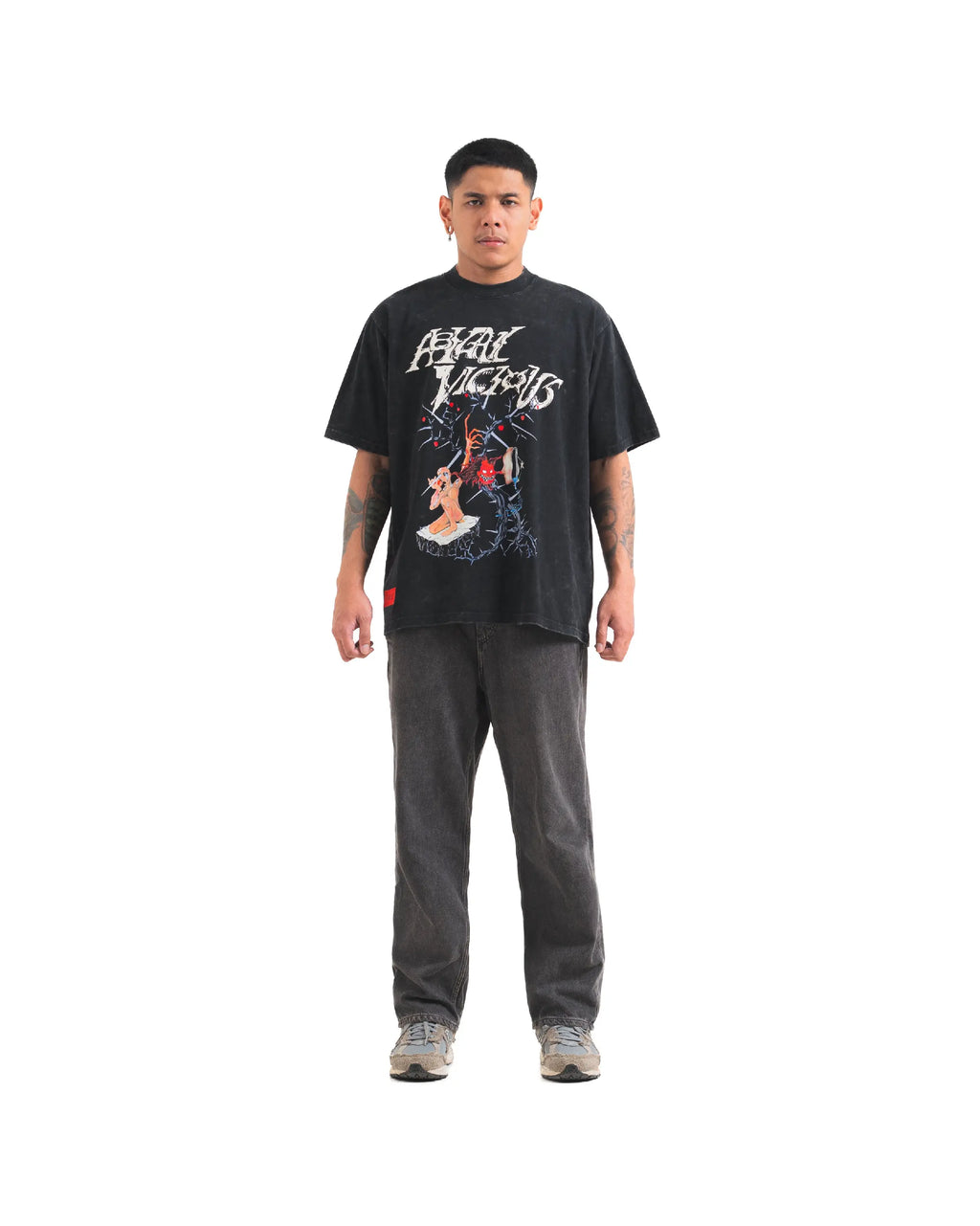 ABIGAIL X VICIOUS PAIN - PARADISO Oversized Shortsleeve T-Shirt