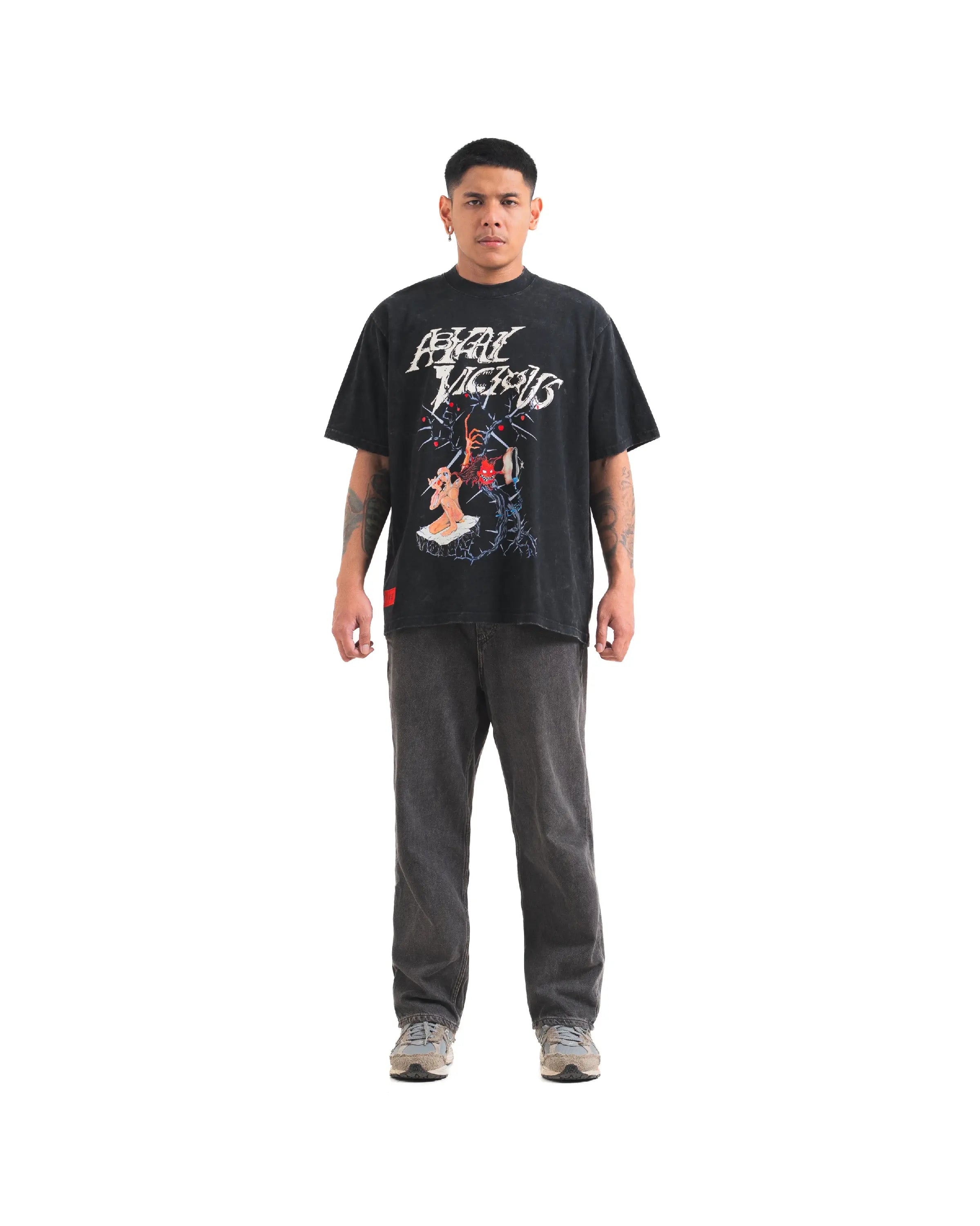 ABIGAIL X VICIOUS PAIN - PARADISO Oversized Shortsleeve T-Shirt