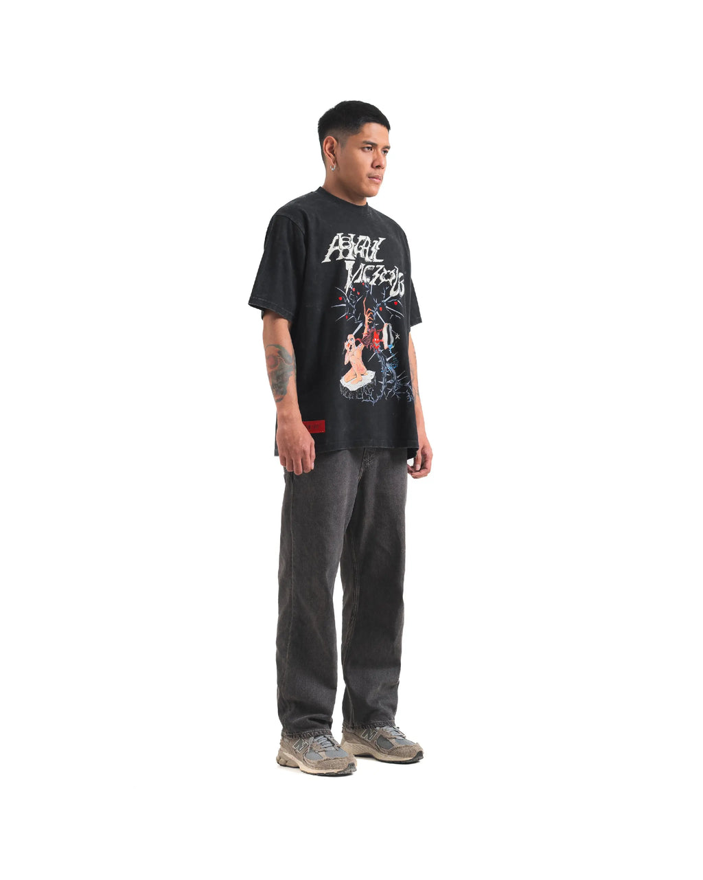 ABIGAIL X VICIOUS PAIN - PARADISO Oversized Shortsleeve T-Shirt
