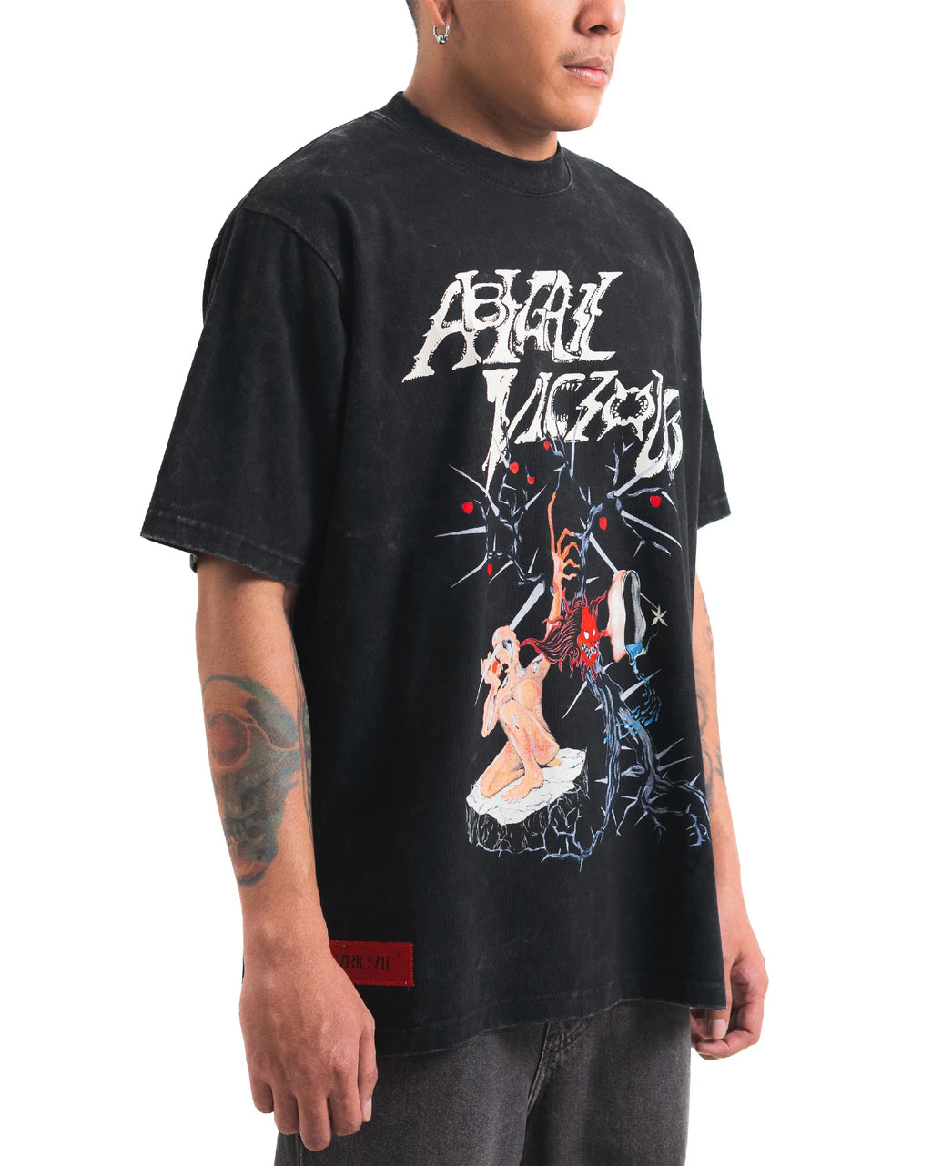 ABIGAIL X VICIOUS PAIN - PARADISO Oversized Shortsleeve T-Shirt