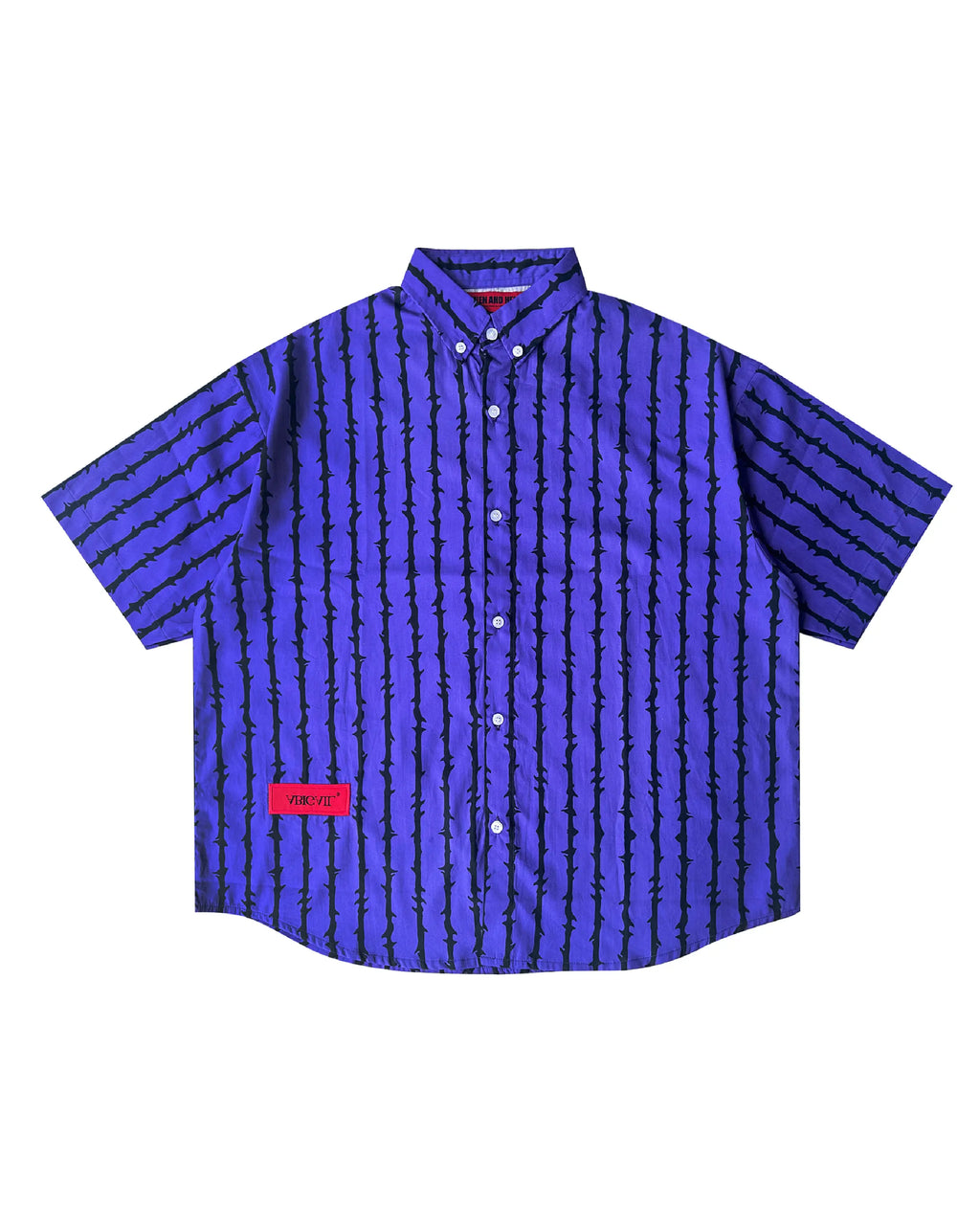 ABIGAIL X VICIOUS PAIN - PURPLE WIRE Printed Shirt