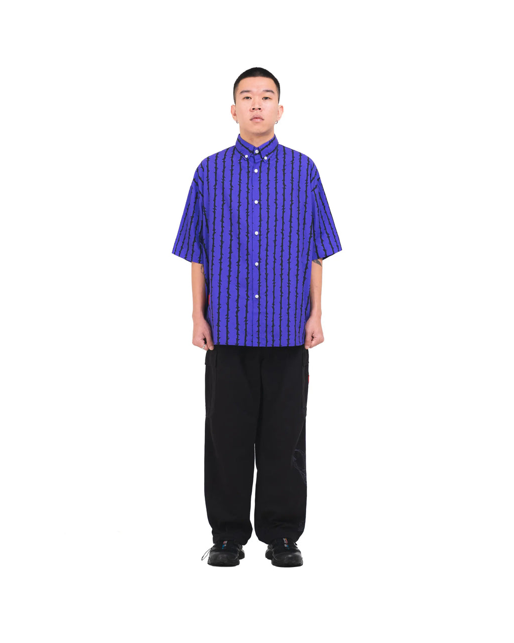 ABIGAIL X VICIOUS PAIN - PURPLE WIRE Printed Shirt