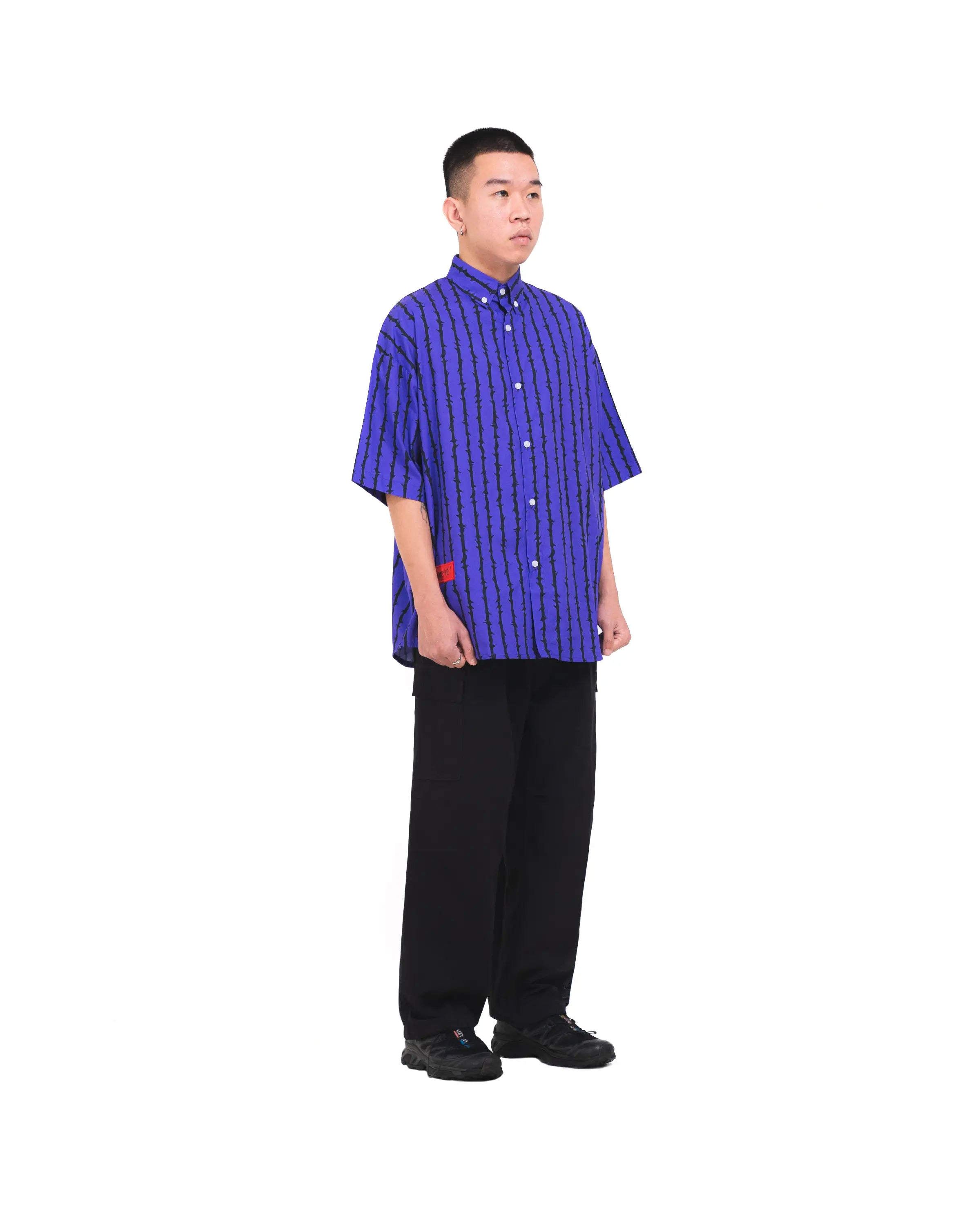 ABIGAIL X VICIOUS PAIN - PURPLE WIRE Printed Shirt