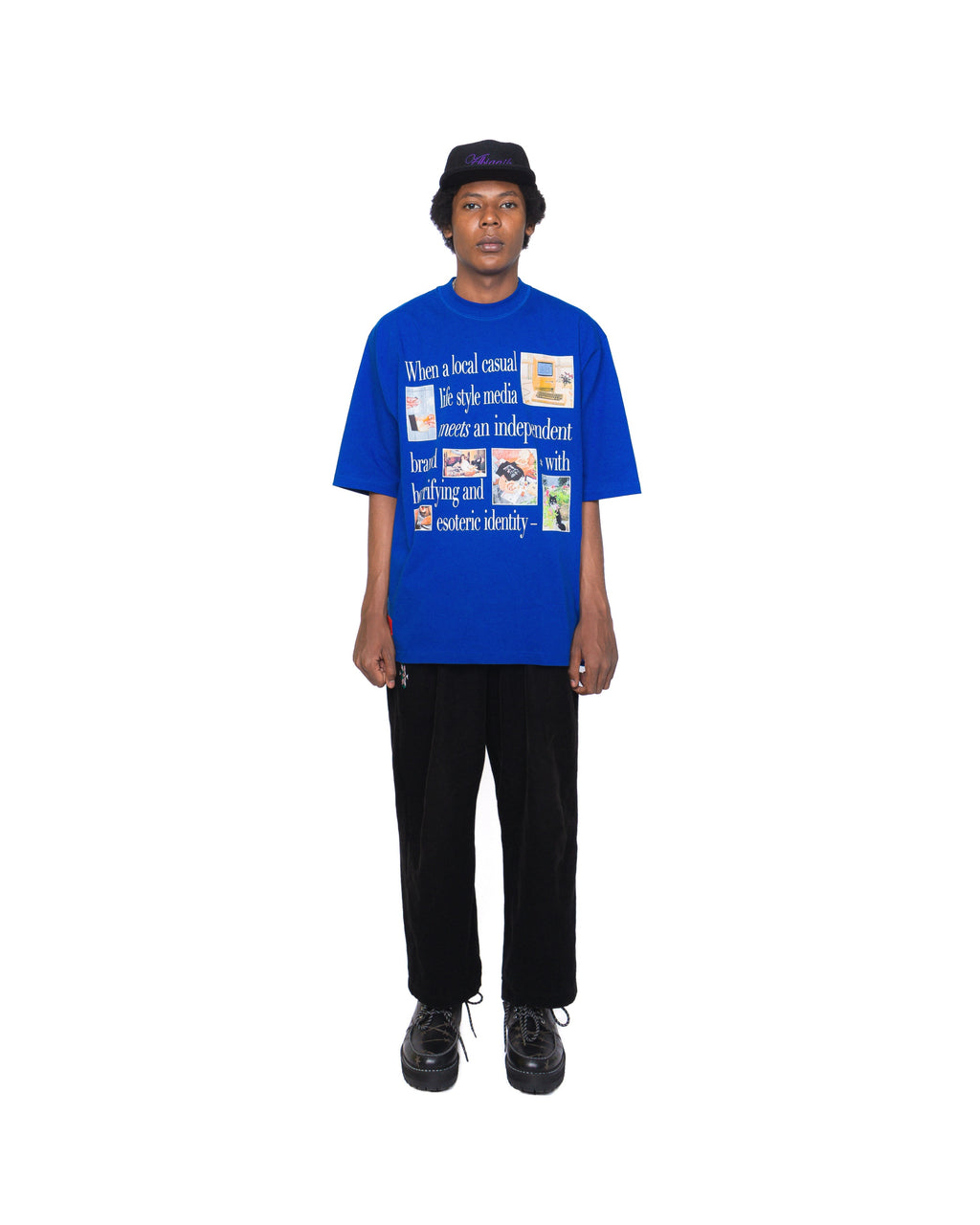 AXK BLUE - Oversized Shortsleeve T-Shirt