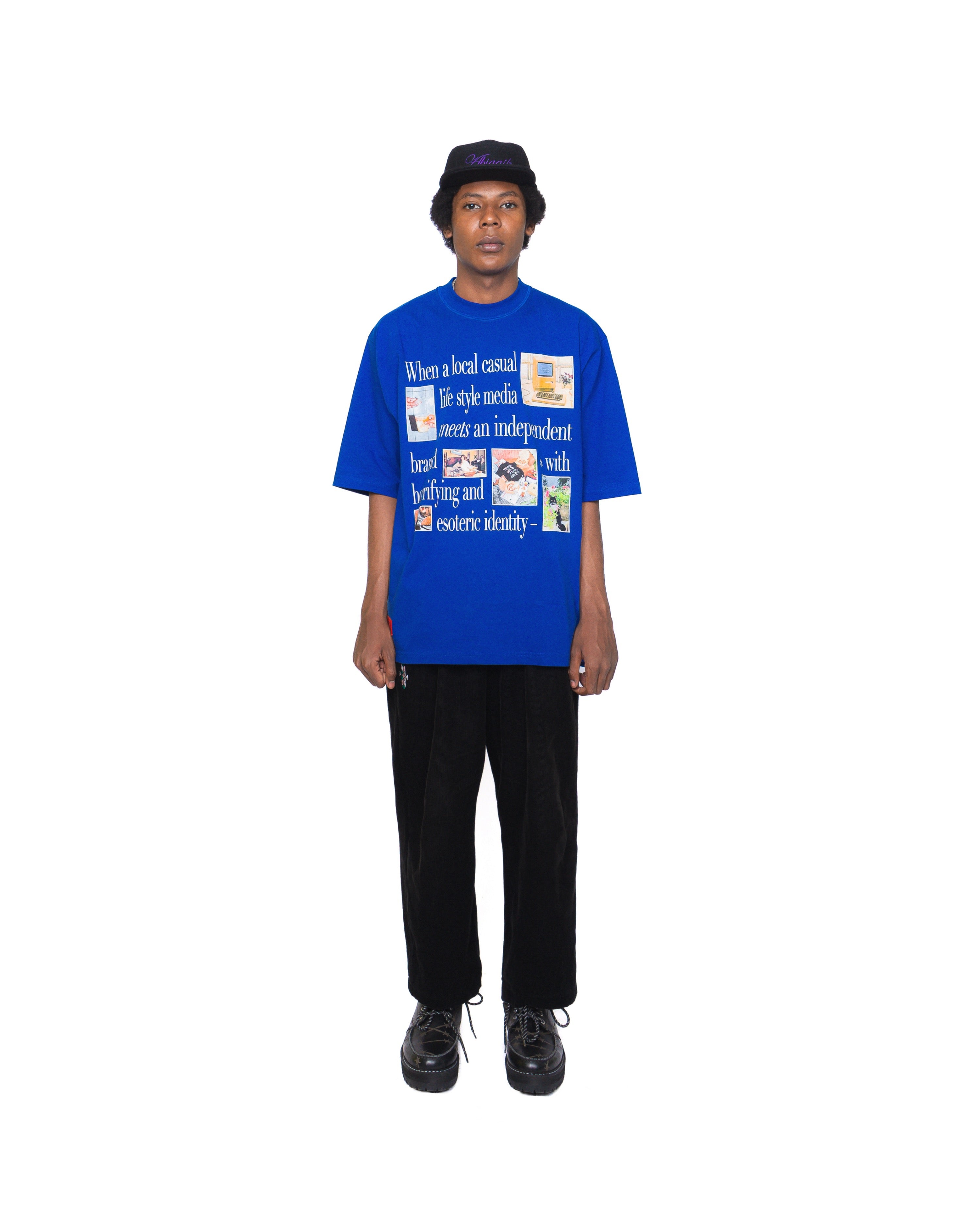 AXK BLUE - Oversized Shortsleeve T-Shirt