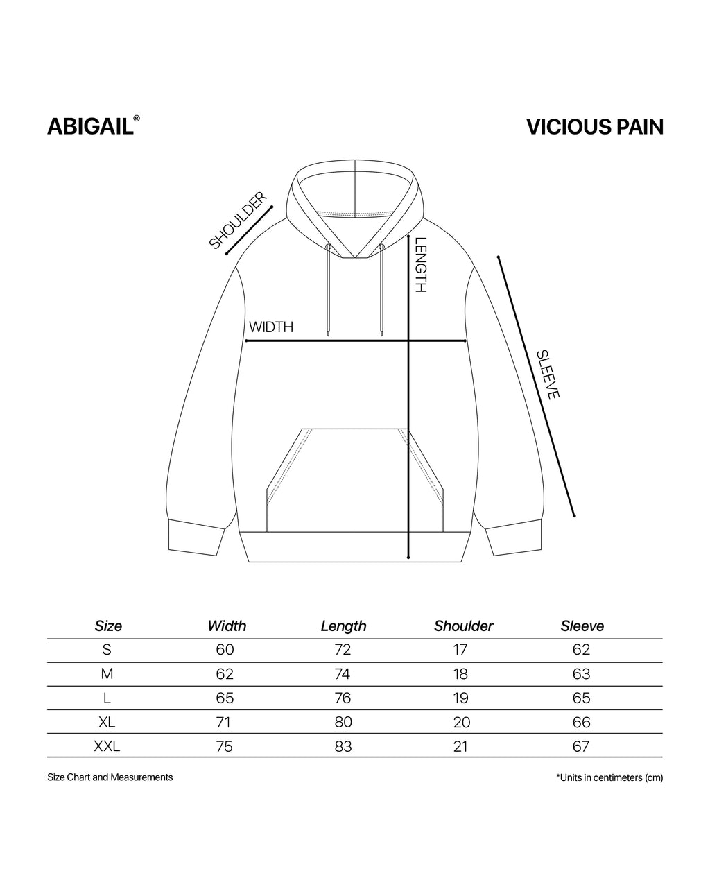 ABIGAIL X VICIOUS PAIN - JUDGEMENT Hoodie
