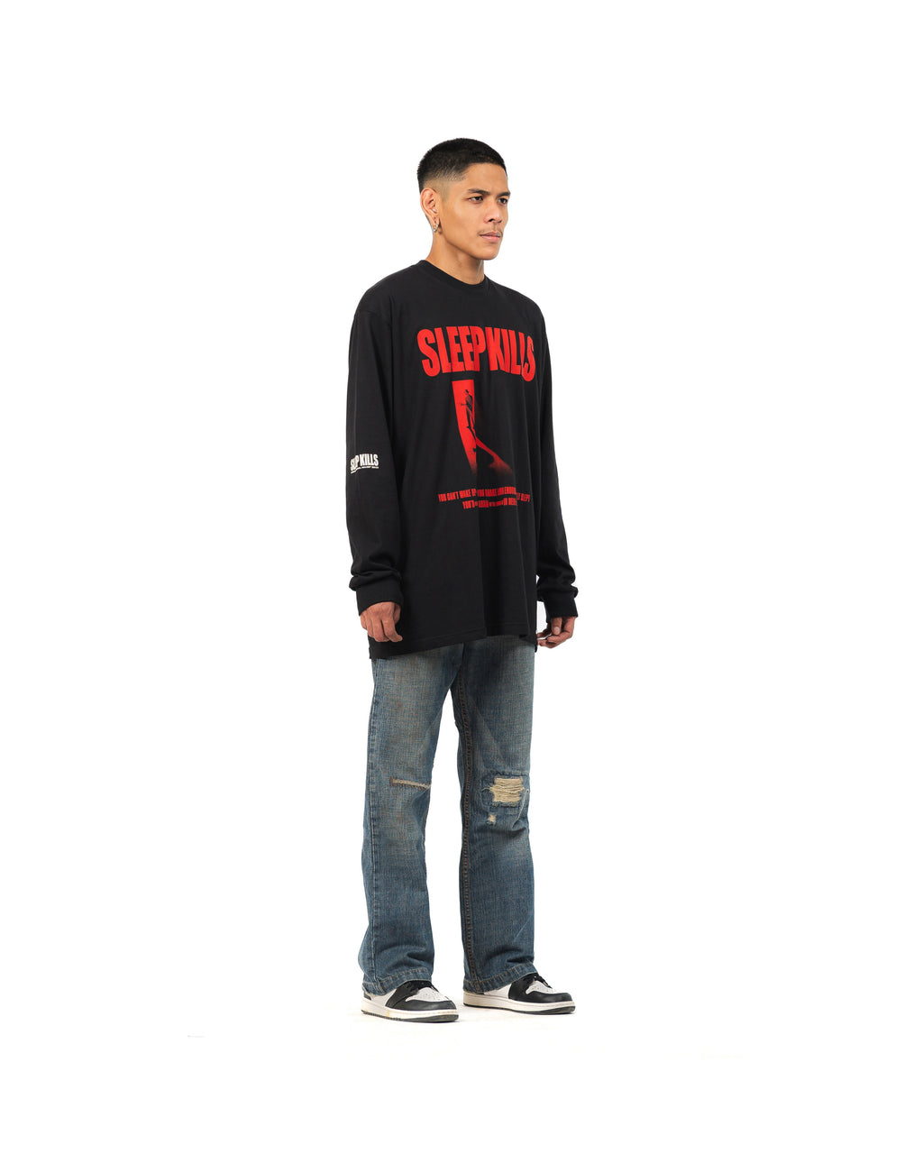 FREDDY BLACK - Longsleeve T-Shirt
