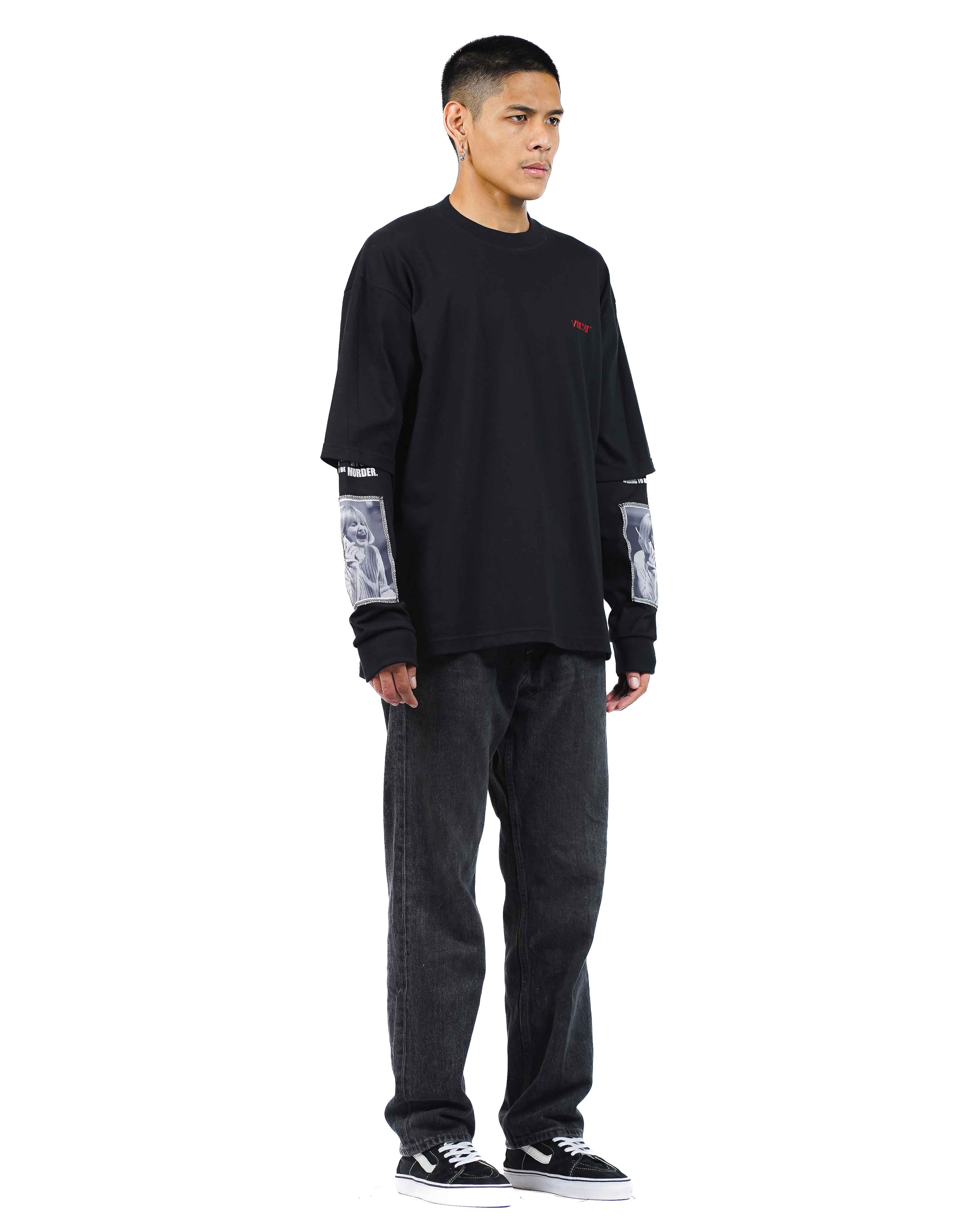 CASEY - Double Layered Longsleeve T-Shirt
