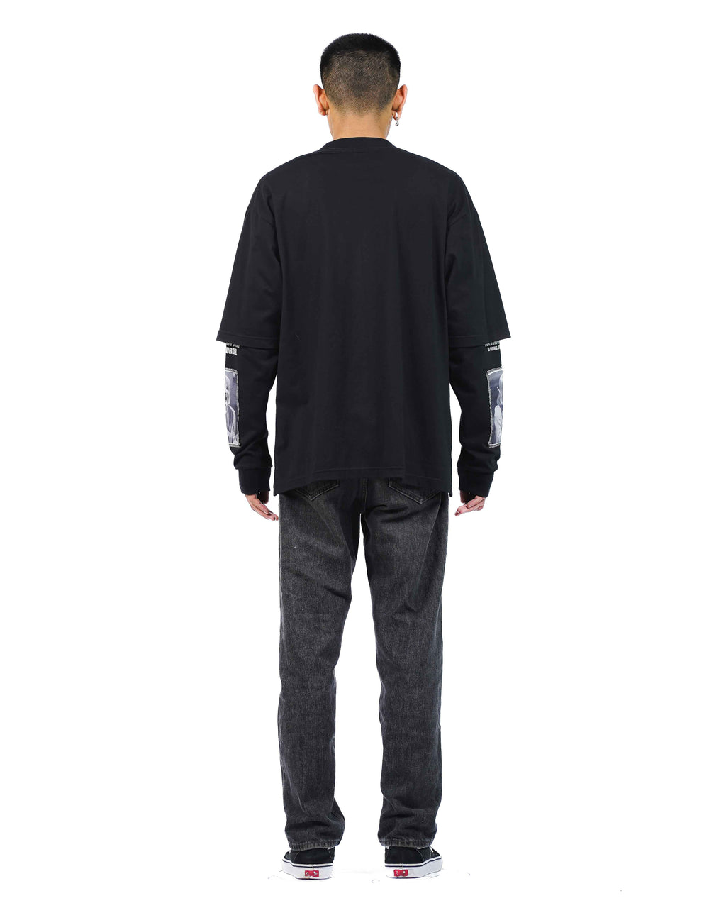 CASEY - Double Layered Longsleeve T-Shirt